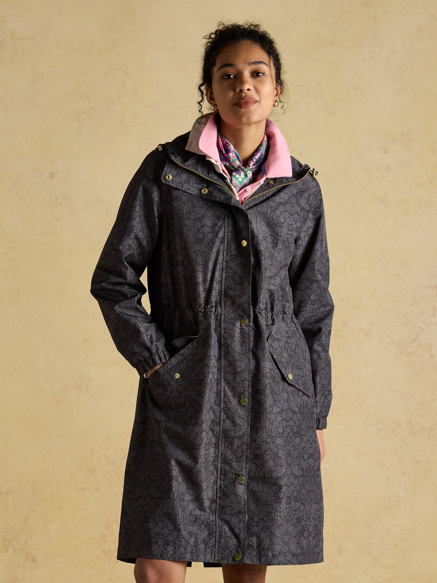 Holkham Black Waterproof Packable Raincoat With Hood - Image 1 of 11