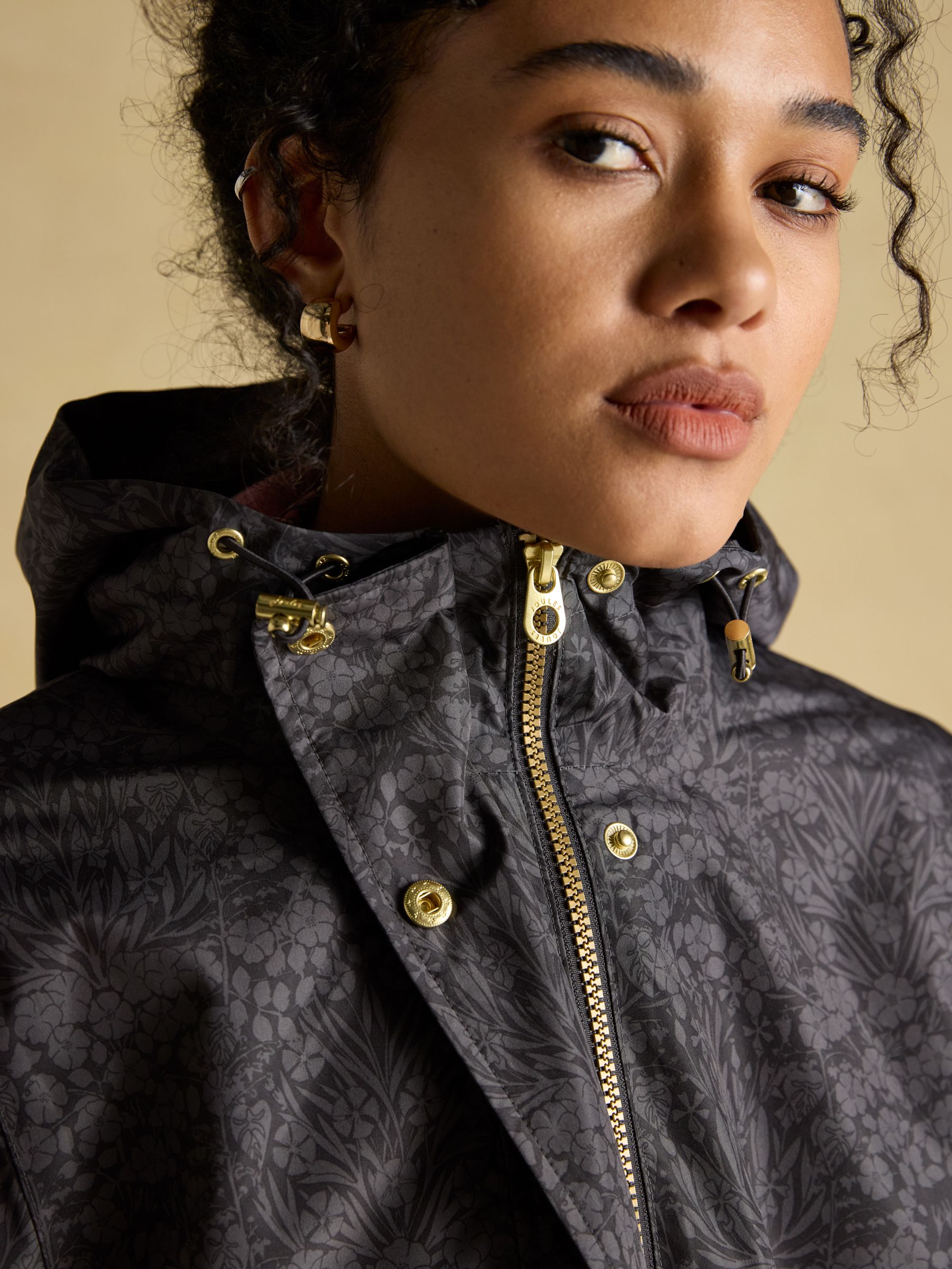 Holkham Black Waterproof Packable Raincoat With Hood - Image 3 of 11