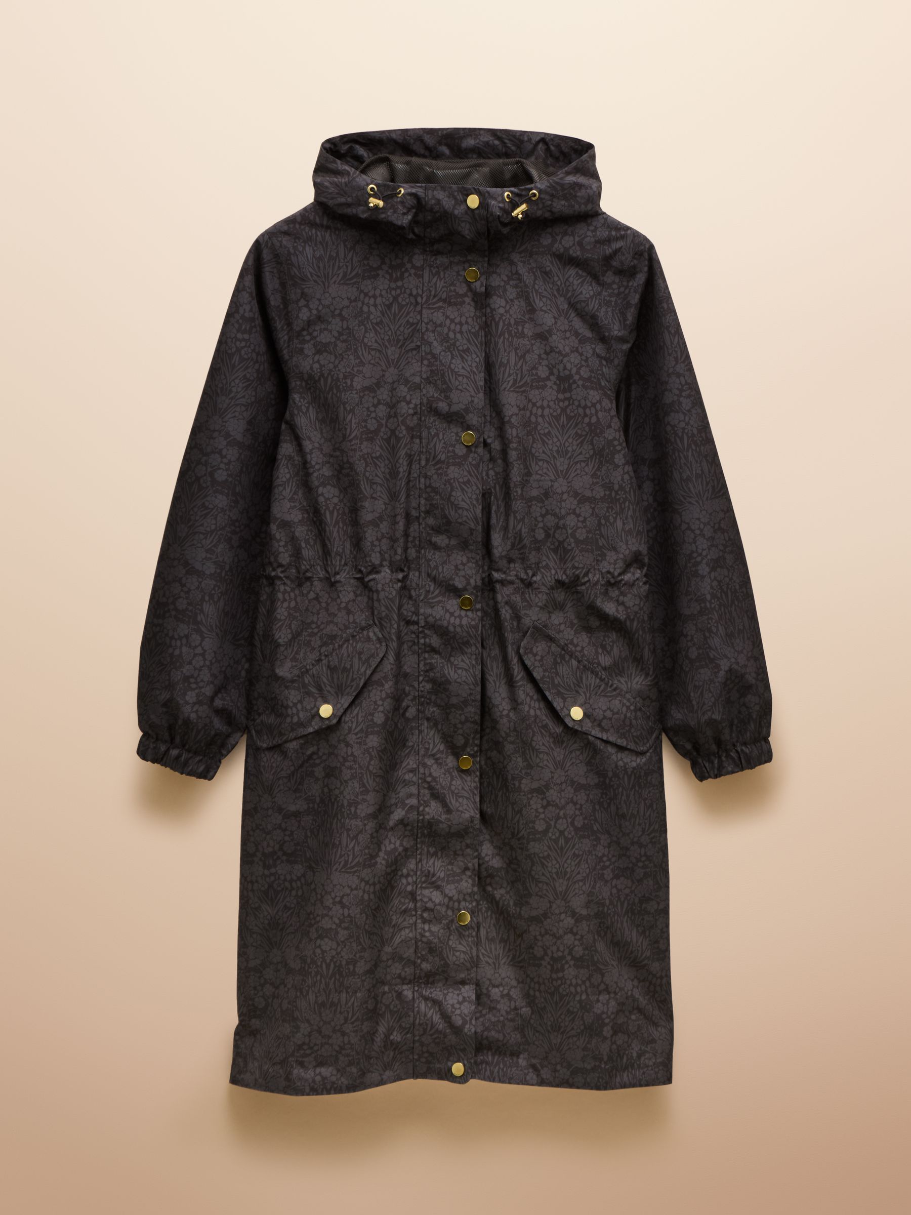 Holkham Black Waterproof Packable Raincoat With Hood - Image 9 of 11