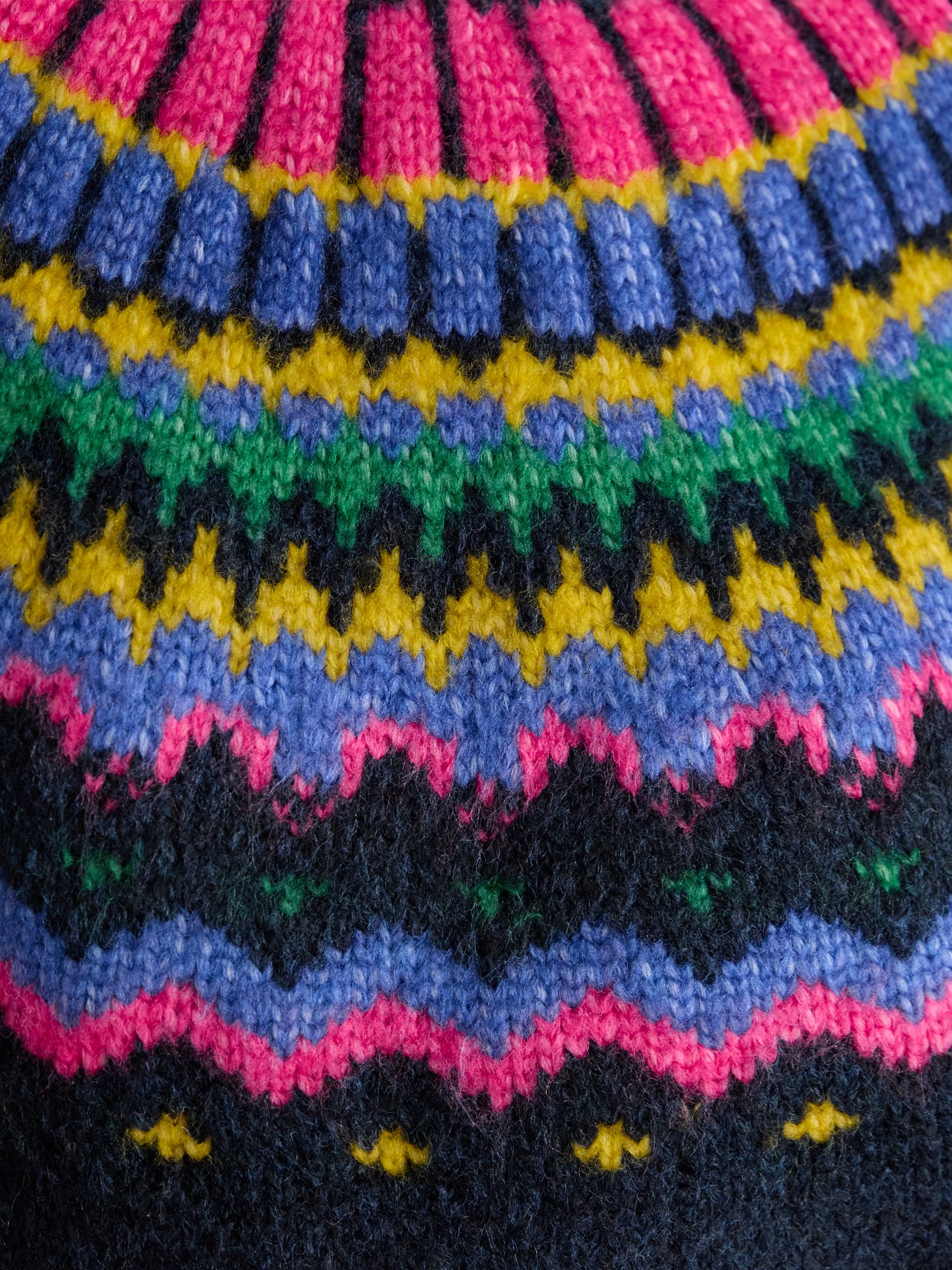 Charlie Navy Fair Isle Knitted Jumper - Image 6 of 8