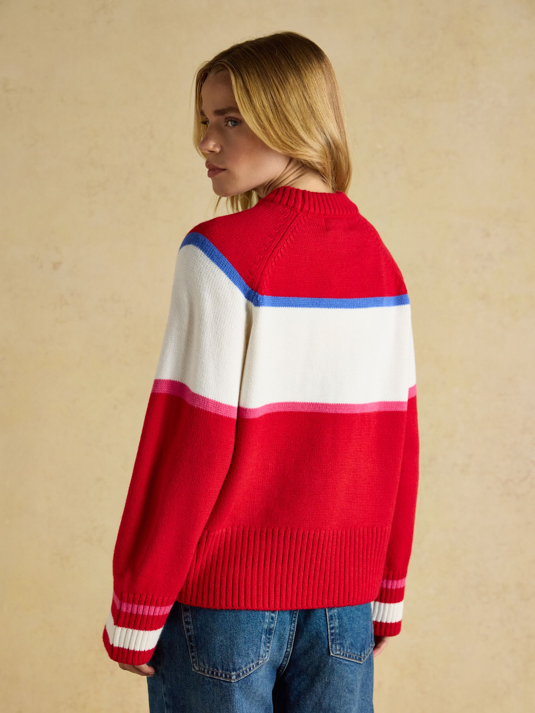 Here For The Apres Red Knitted Jumper - Image 2 of 8 Here For The Apres Red Knitted Jumper - Image 2 of 8