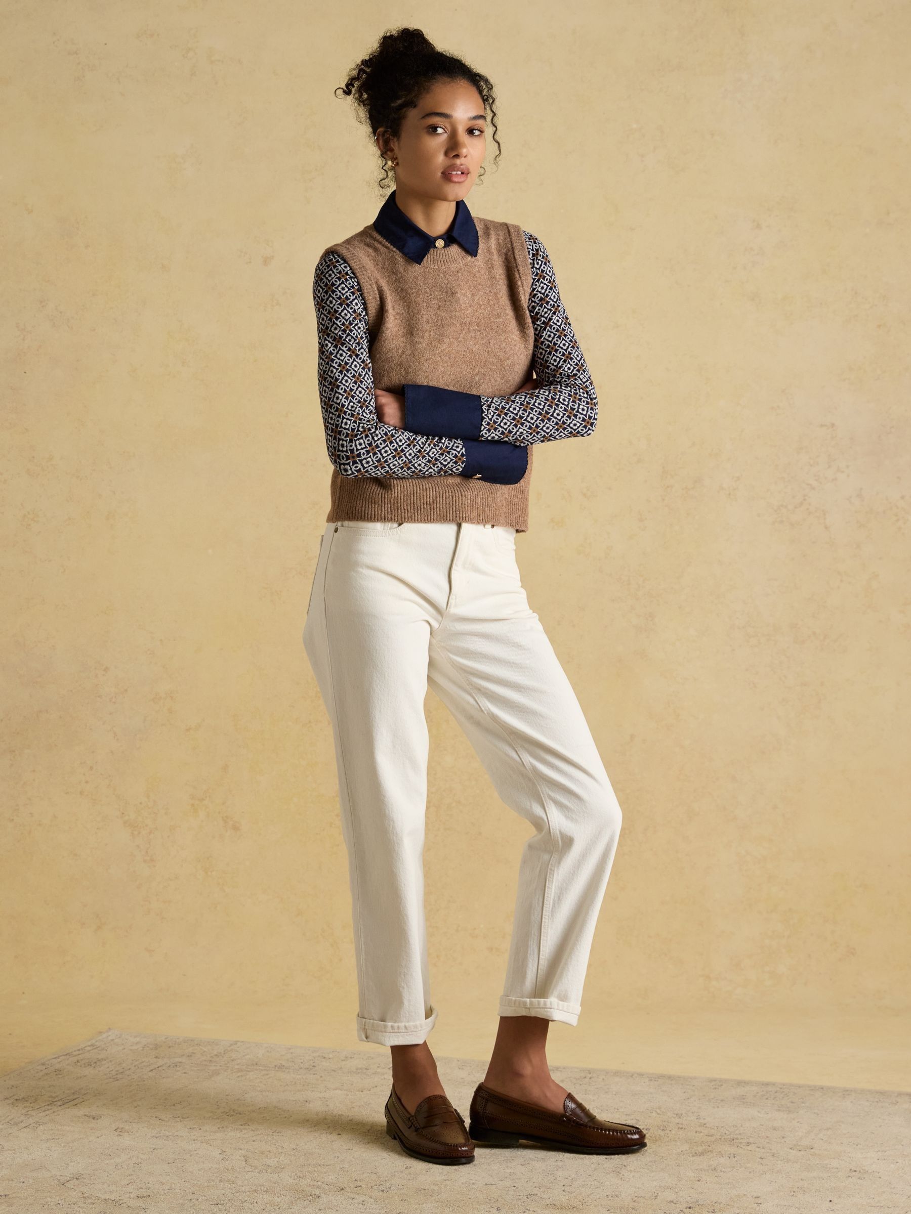 Holly Tan Knitted Vest - Image 7 of 8