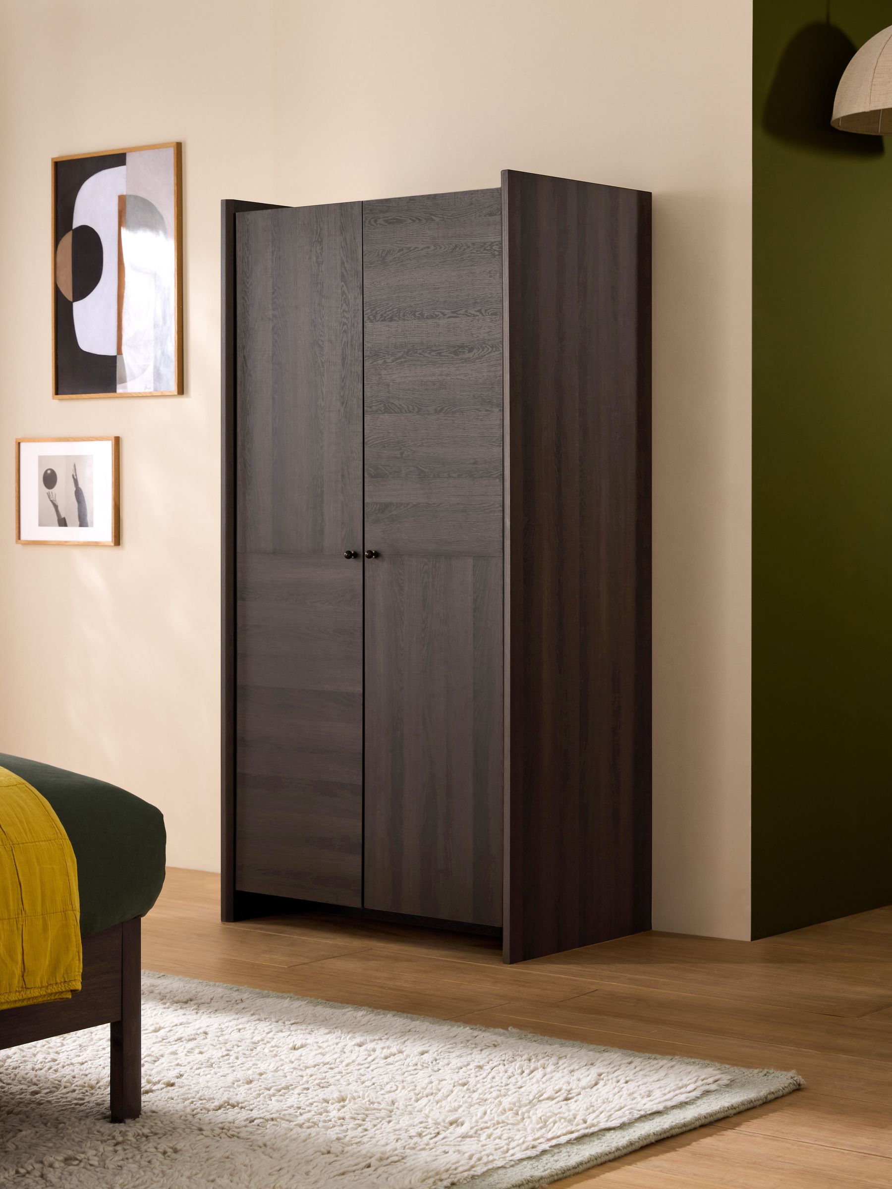 Macauley Wardrobe in Dark Brown - Image 1 of 4