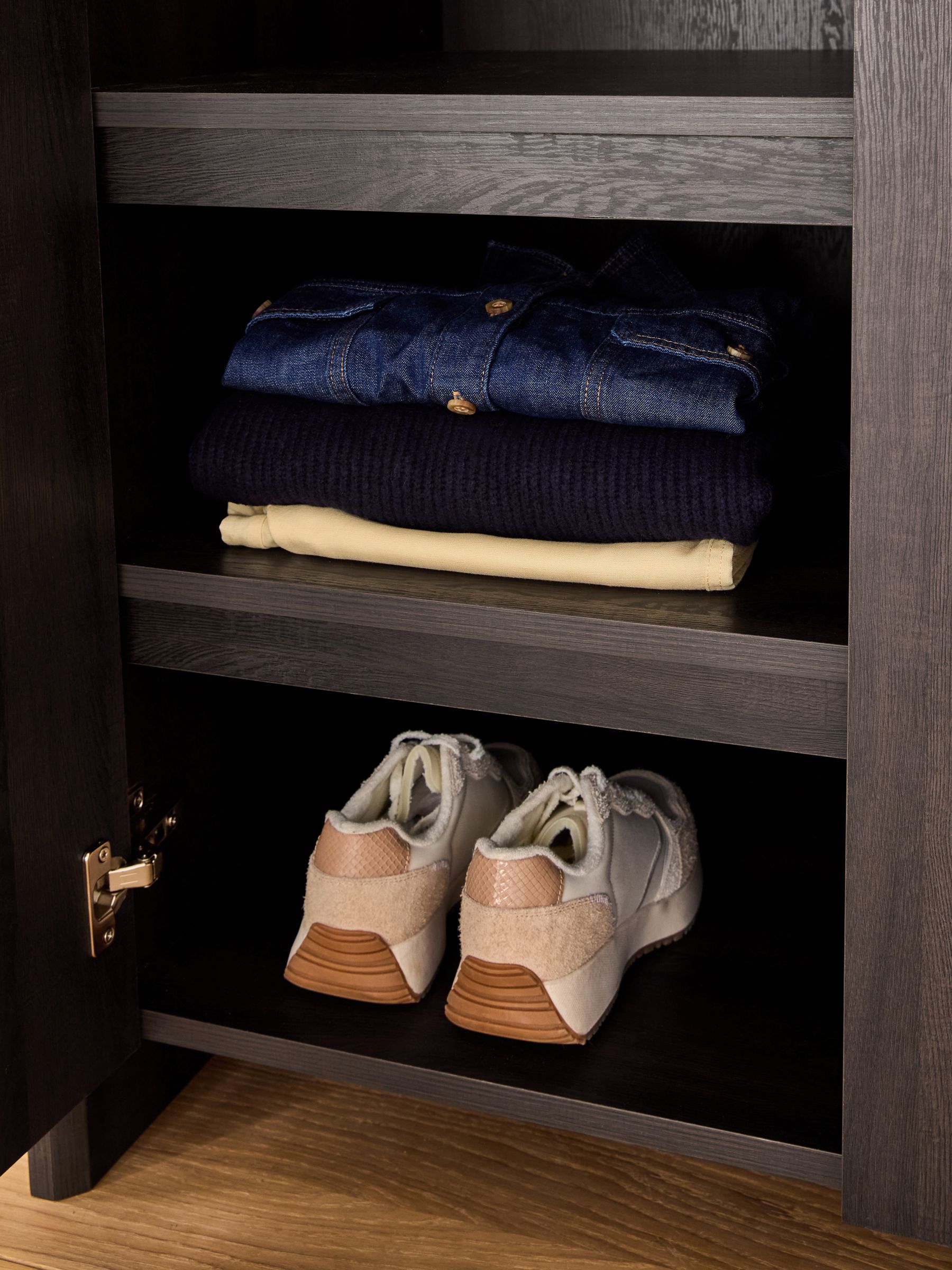 Macauley Wardrobe in Dark Brown - Image 3 of 4