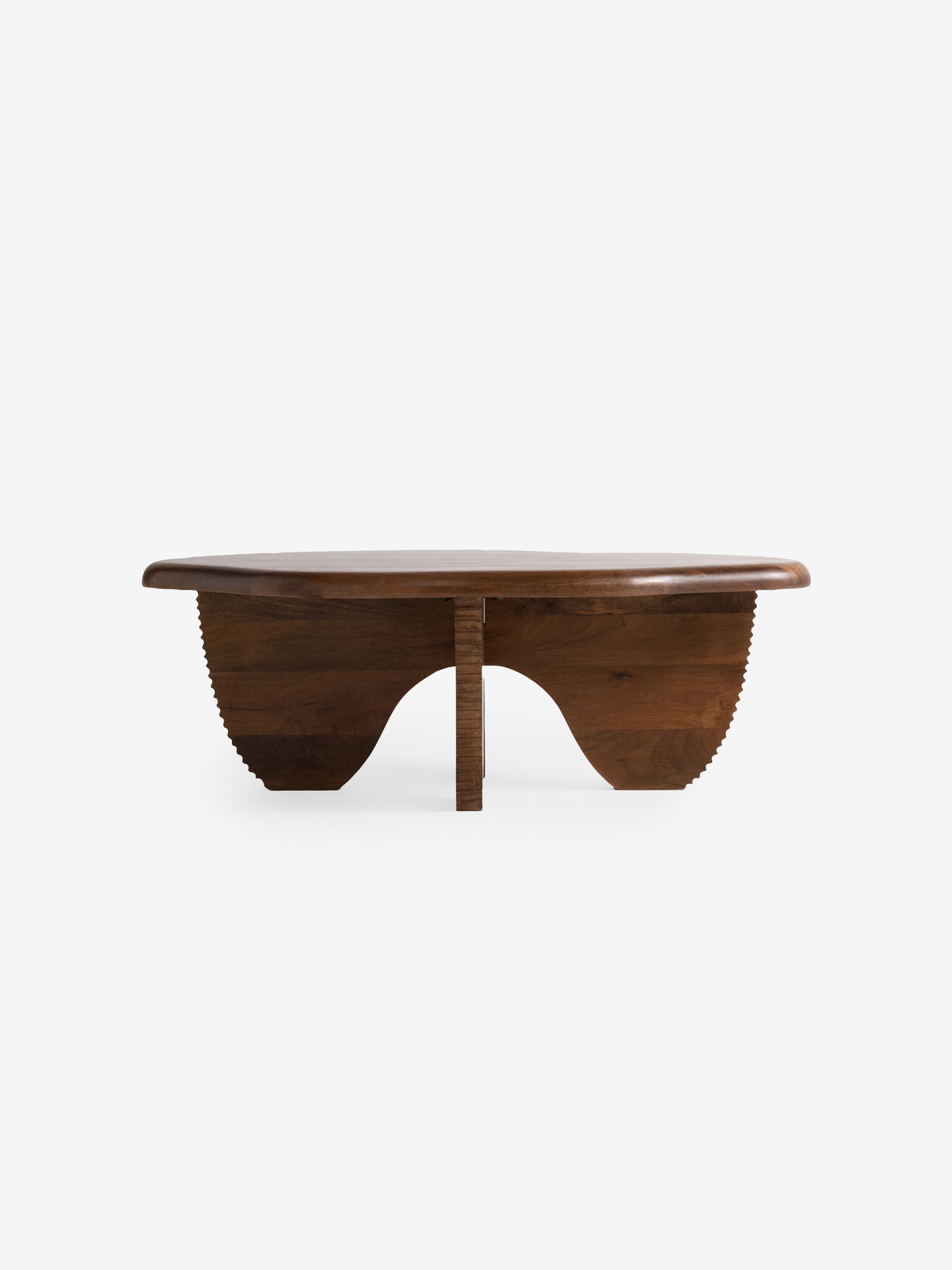 Amma Coffee Table in Dark Mango Wood - Image 4 of 5