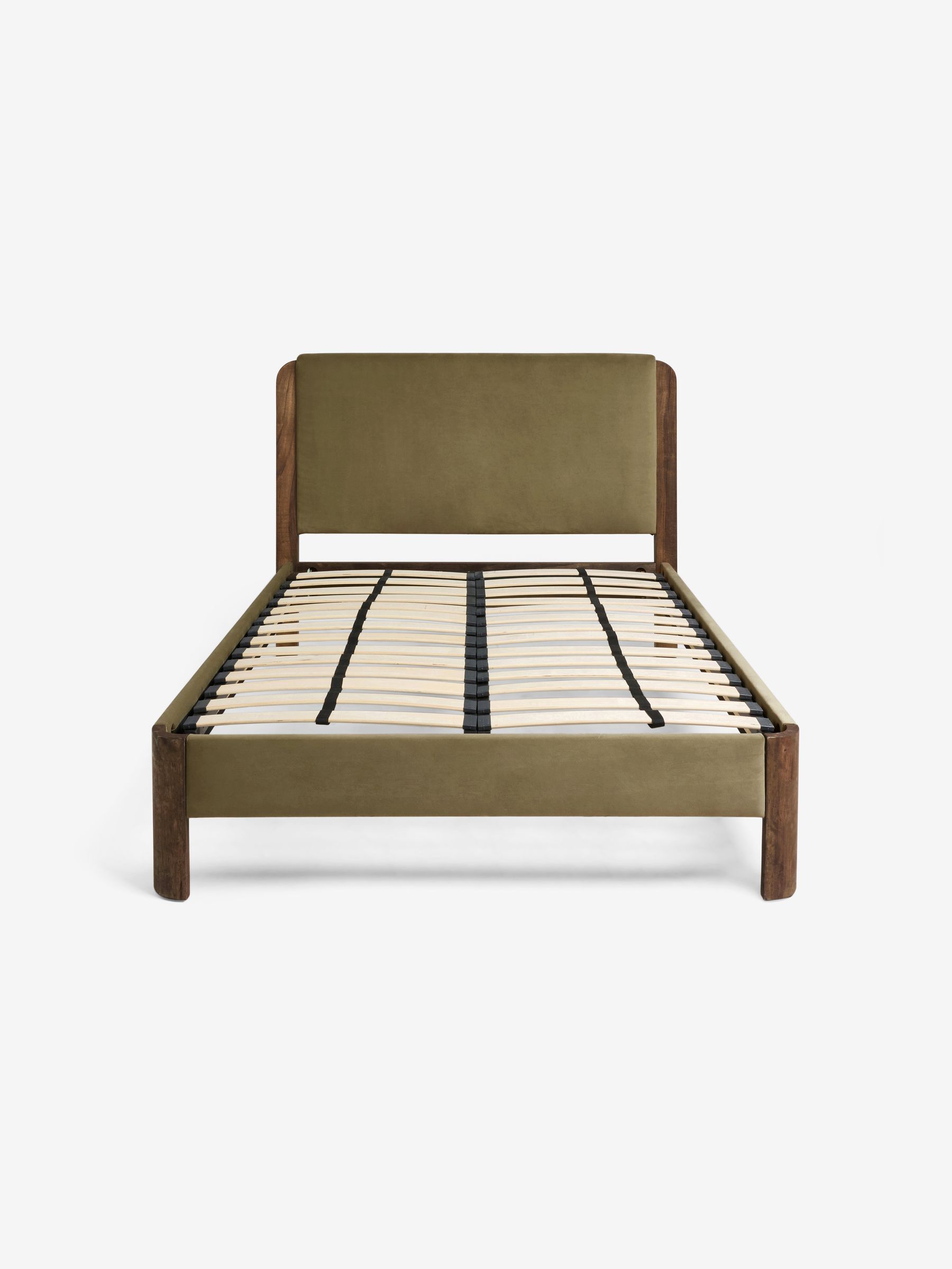 Velvet Fern Green Bed Evander - Image 5 of 5