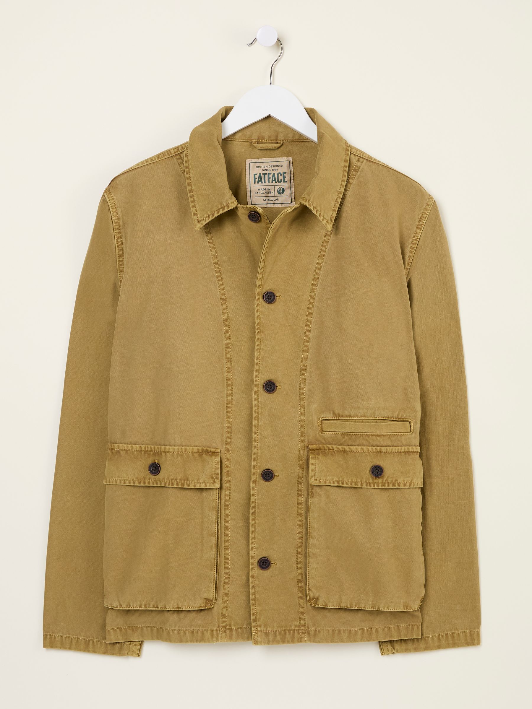 Stone Garment Dye Worker 100% Cotton Jacket - Image 7 of 7