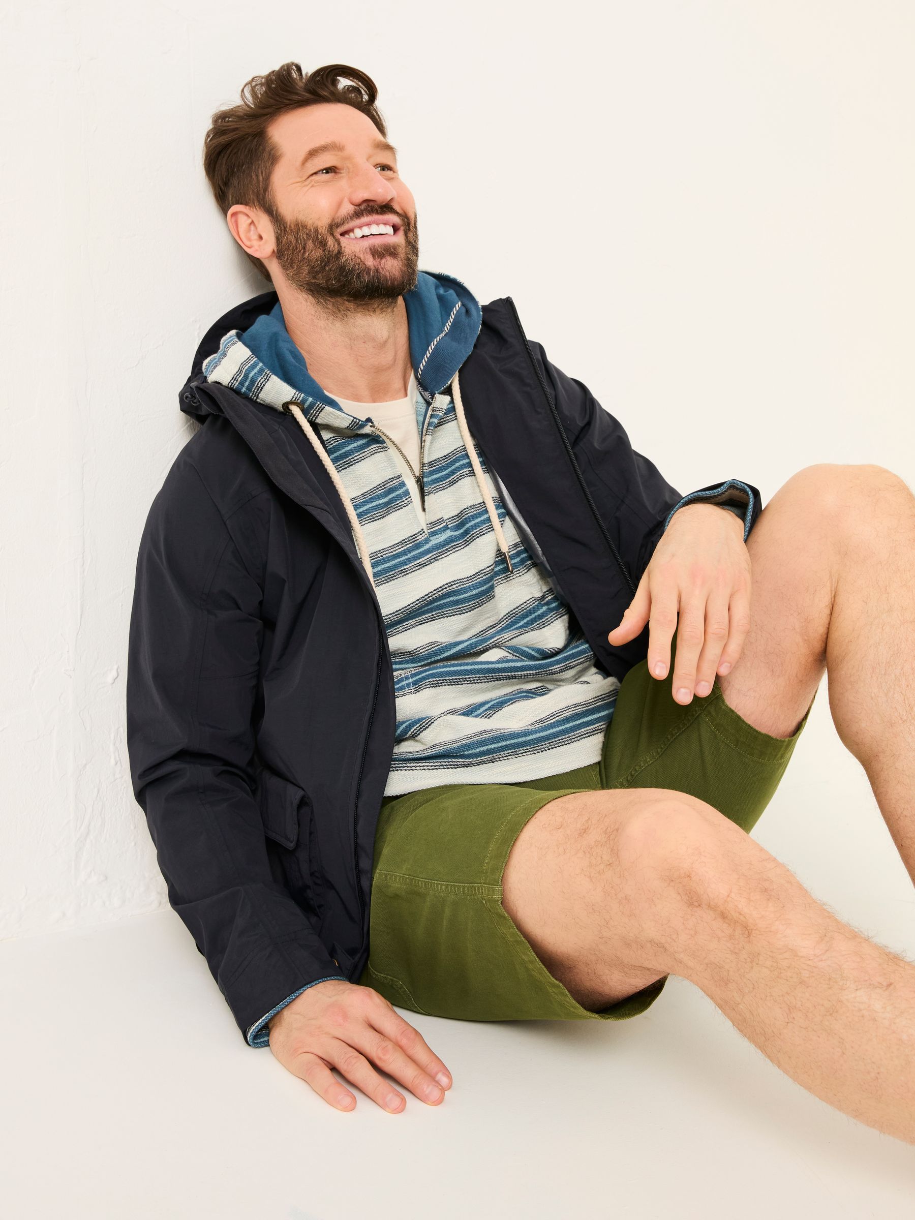 Navy Waterproof Lightweight Jacket - Image 4 of 9