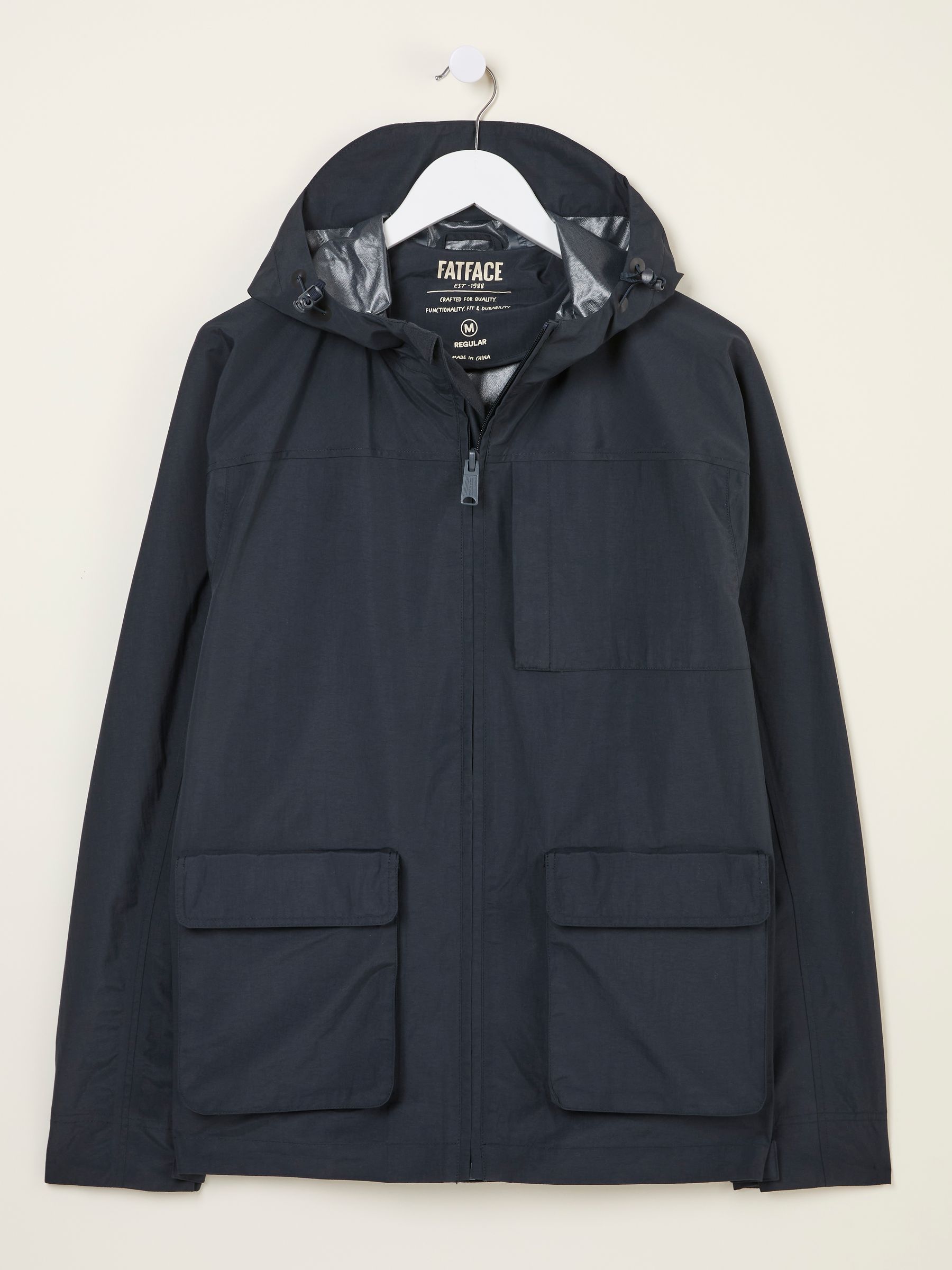 Navy Waterproof Lightweight Jacket - Image 8 of 9
