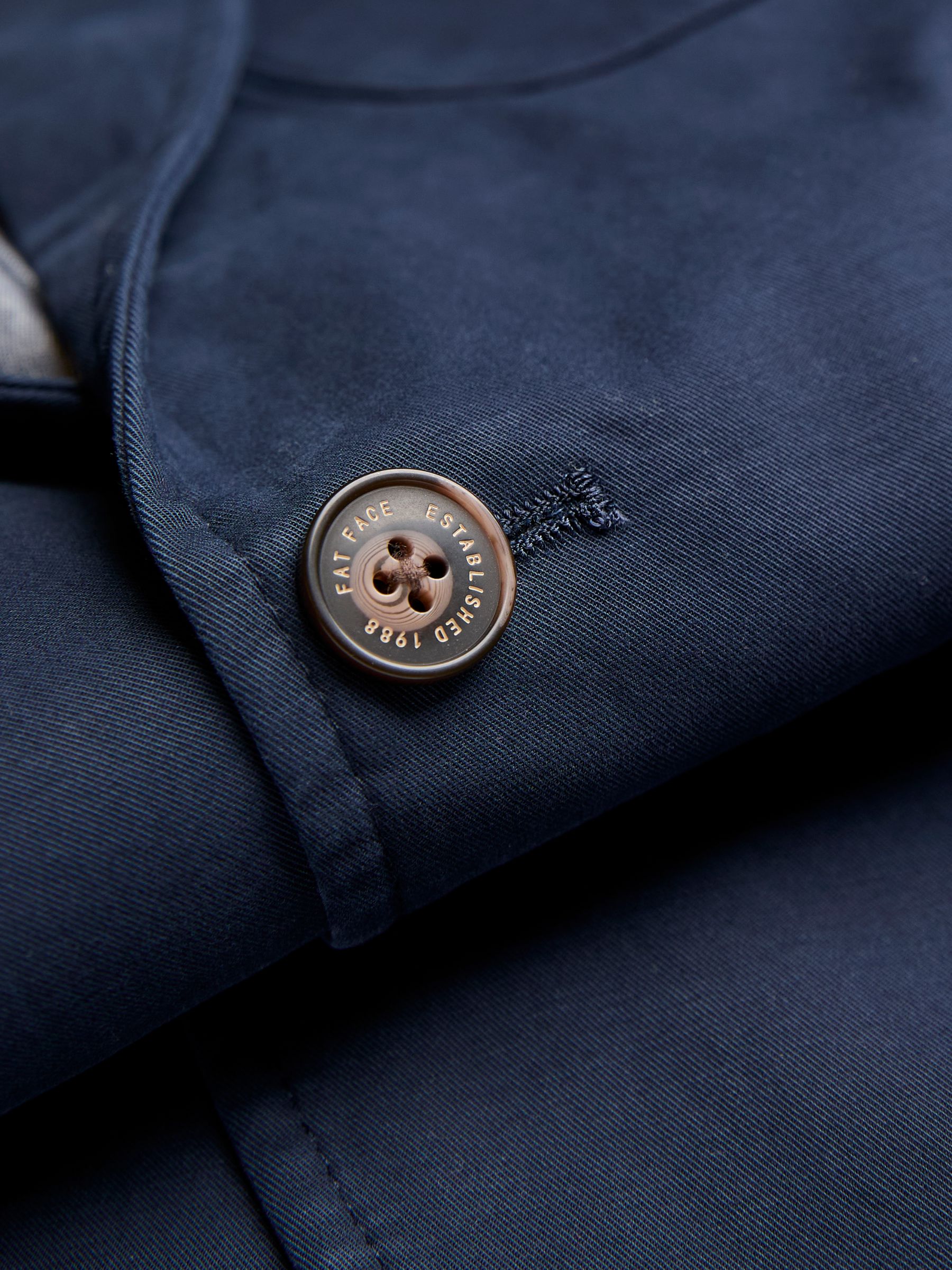 Chilworth Navy 100% Cotton Blazer - Image 10 of 10