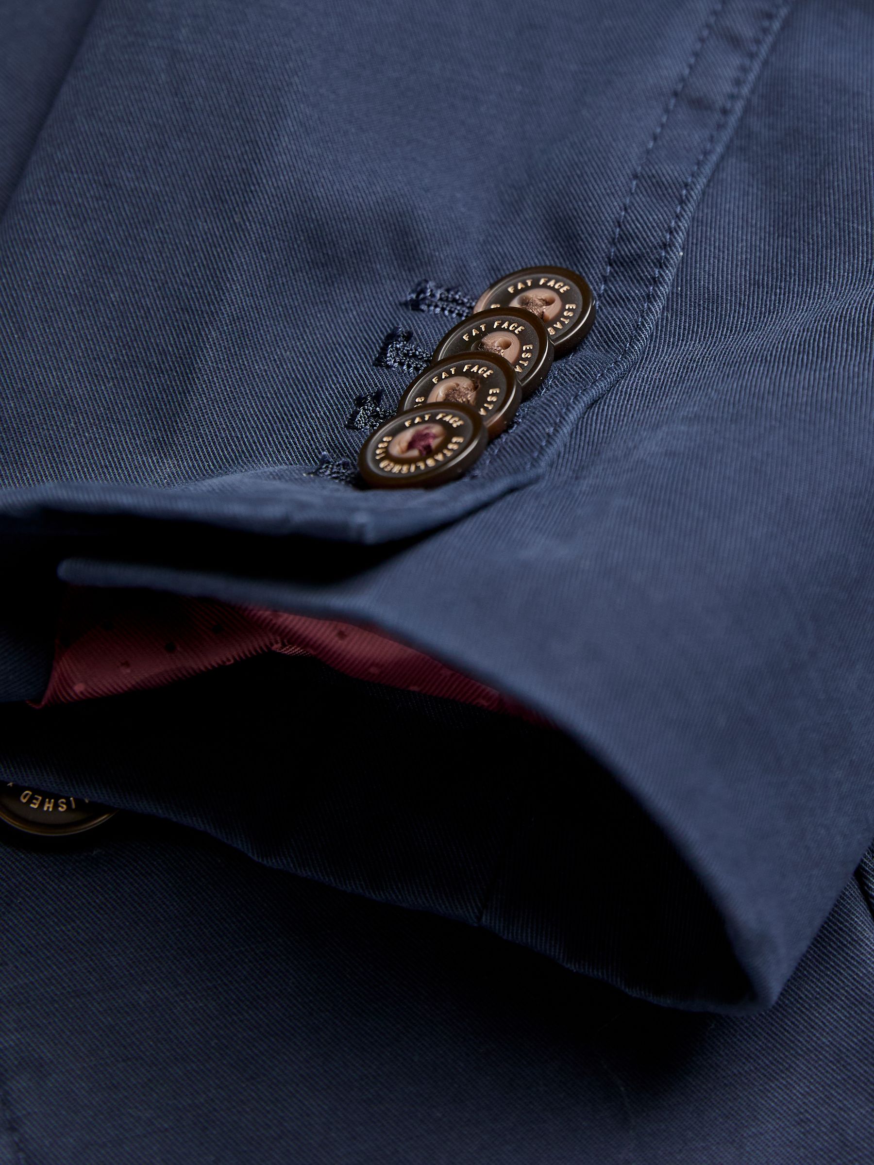 Chilworth Navy 100% Cotton Blazer - Image 9 of 10