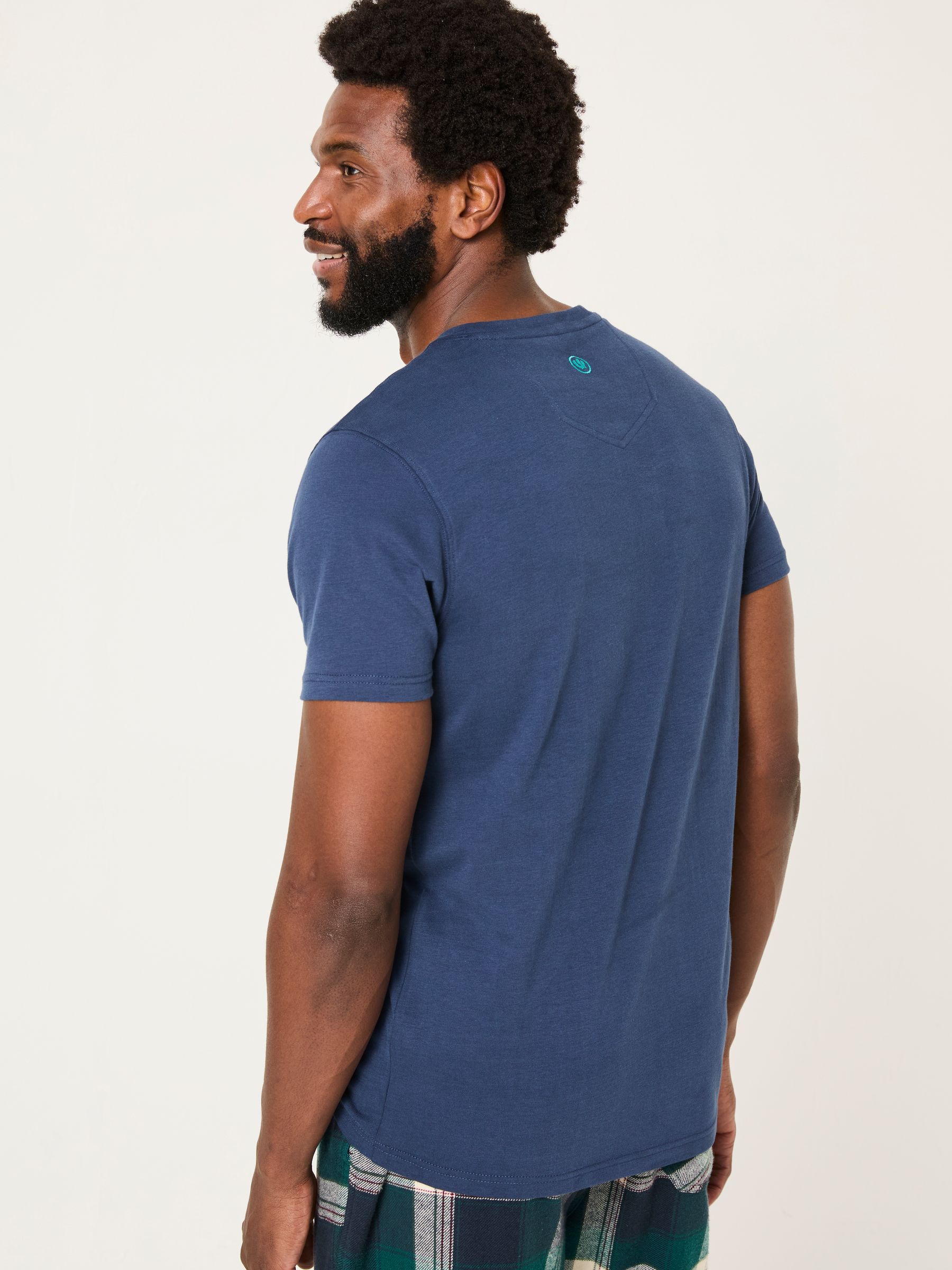 Navy Christmas Tree Stack T-Shirt - Image 2 of 5