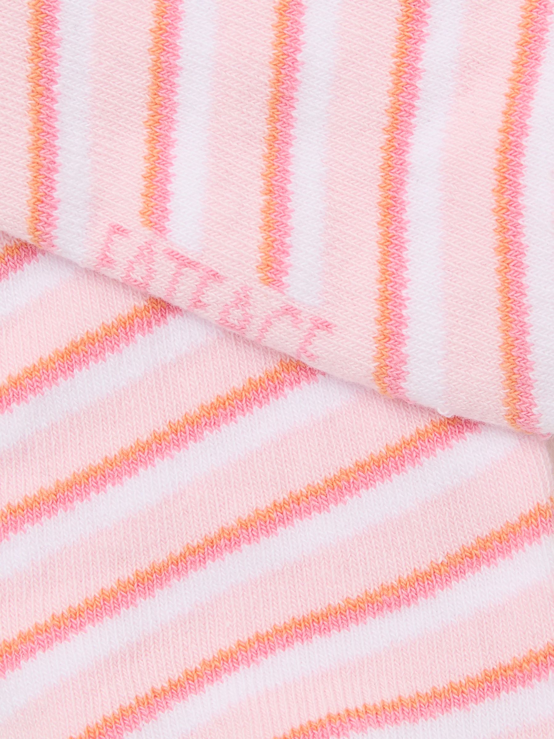 Pink Stripe Trainer Socks - Image 2 of 2