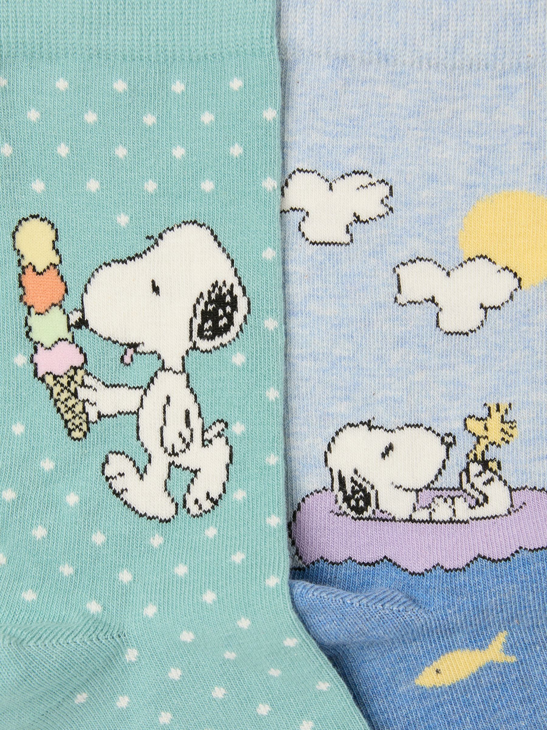 Green Haze Snoopy Socks 2 Pack - Image 2 of 2