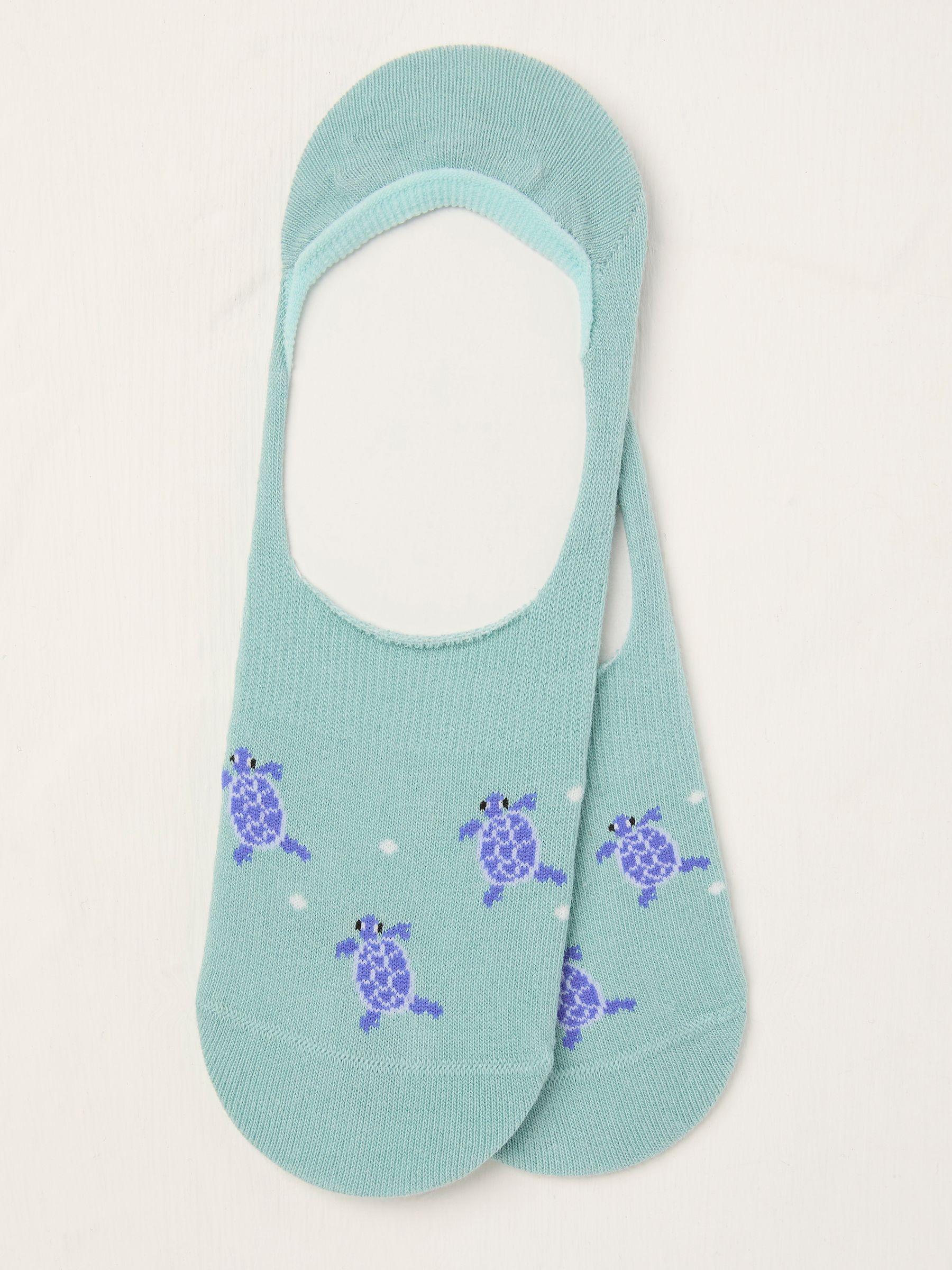 Green Turtle Footsie Socks - Image 1 of 2