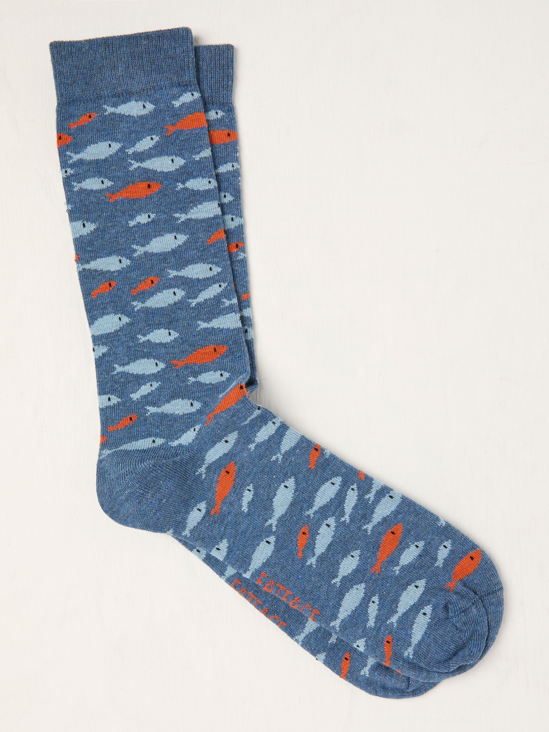 Blue Fish Socks - Image 1 of 2