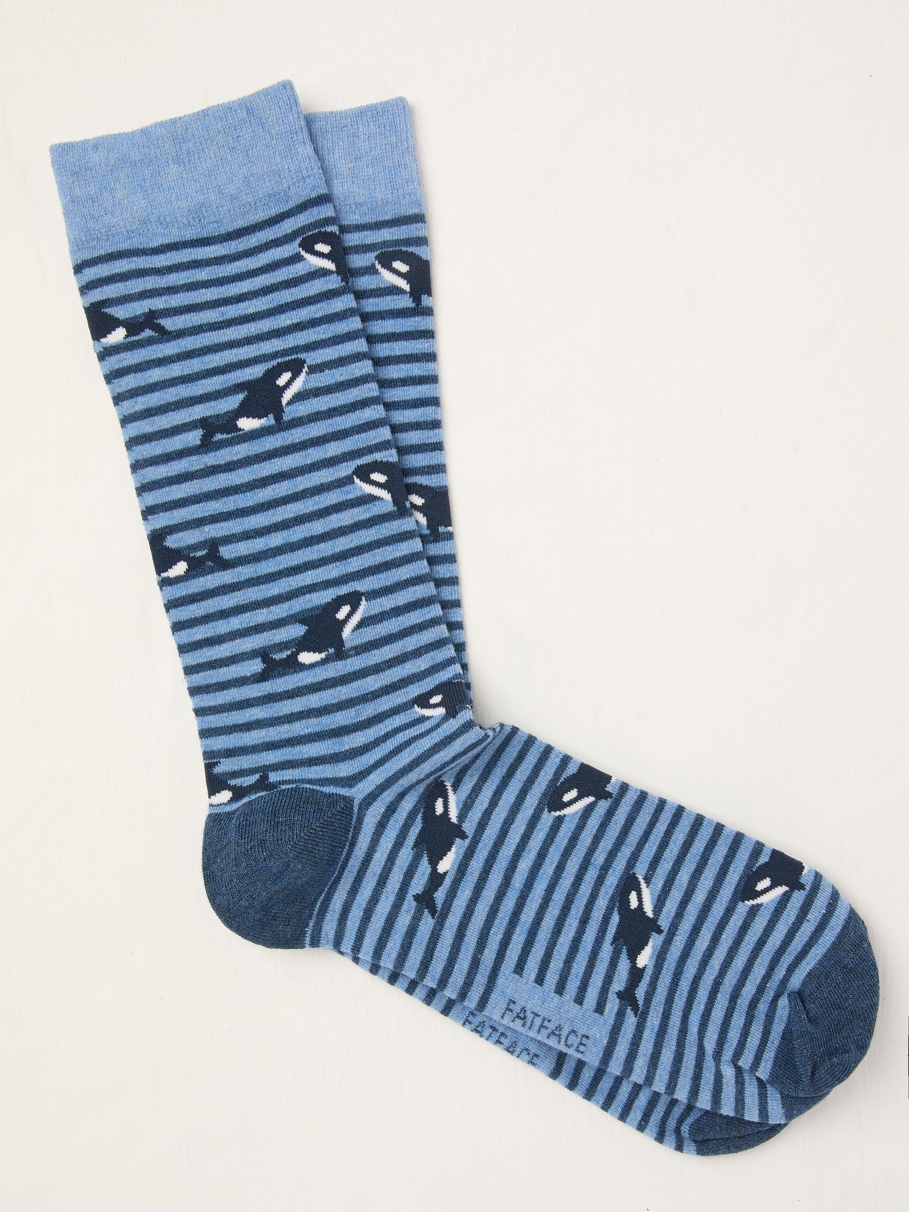 Blue Killer Whale Socks - Image 1 of 2