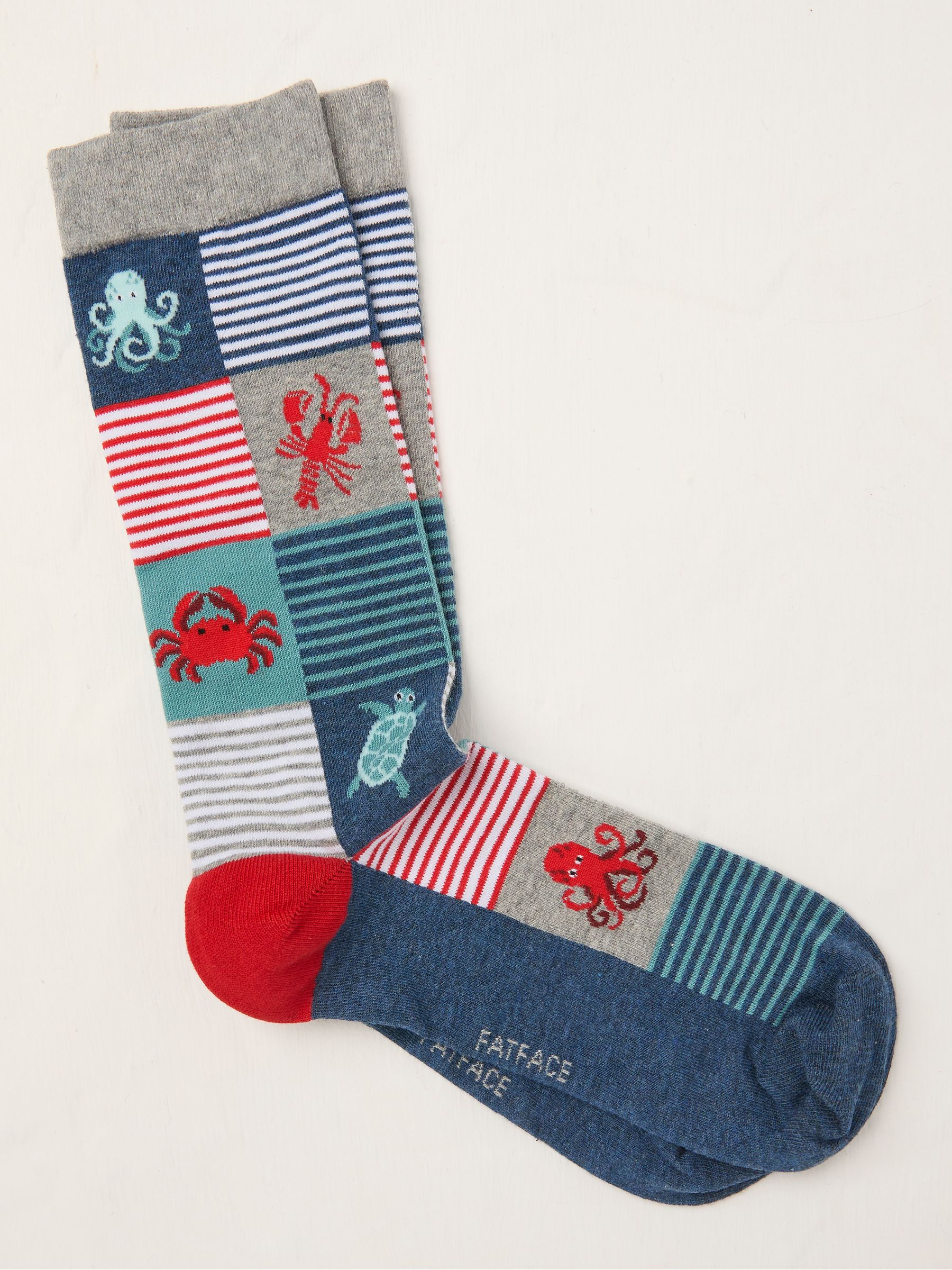 Grey Sealife Socks - Image 1 of 2