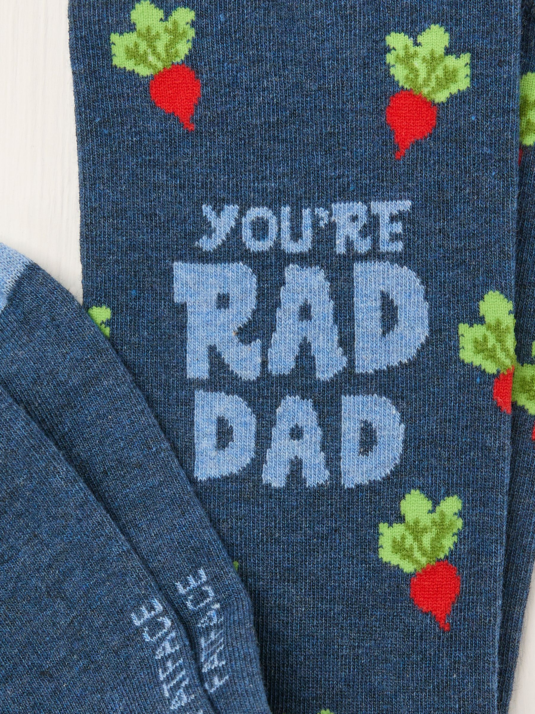Blue Rad Dad Socks - Image 2 of 2