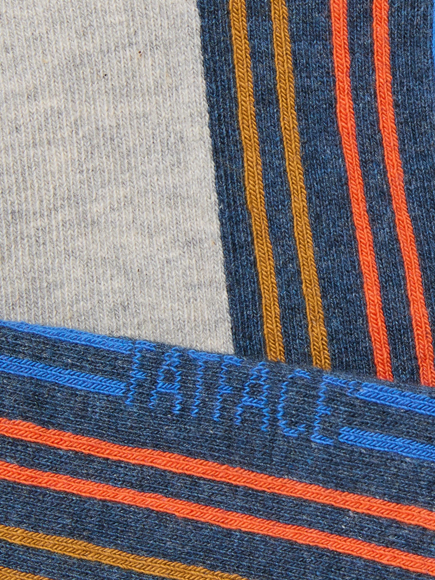 Grey Stripe Trainer Socks - Image 2 of 2