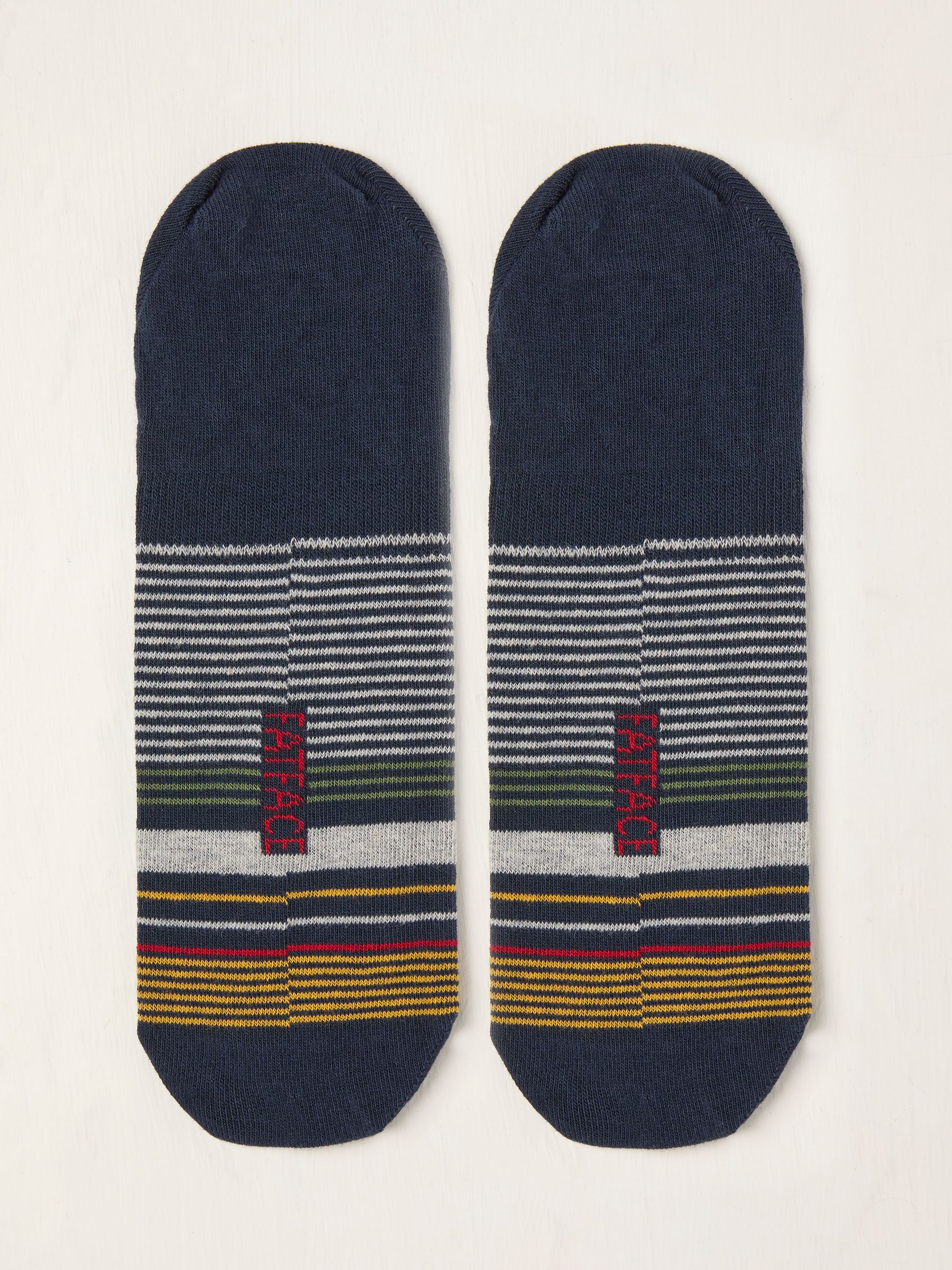Blue Stripe Footsie Socks - Image 2 of 2
