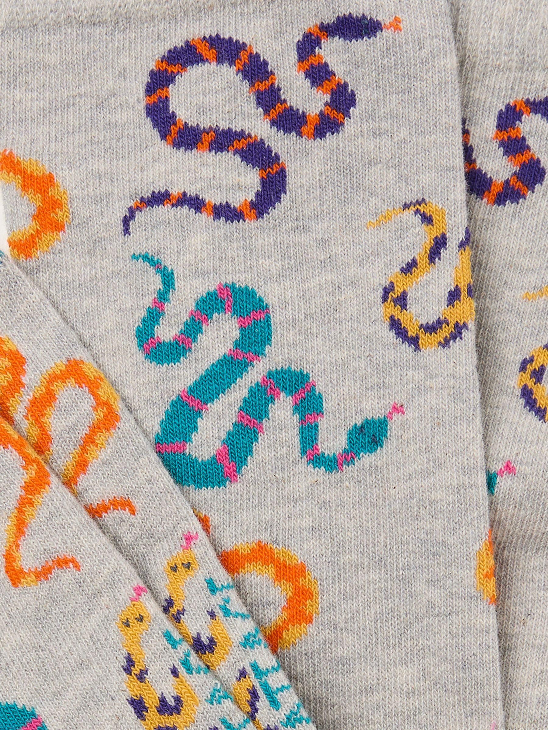 Grey Snake Socks - Image 2 of 2