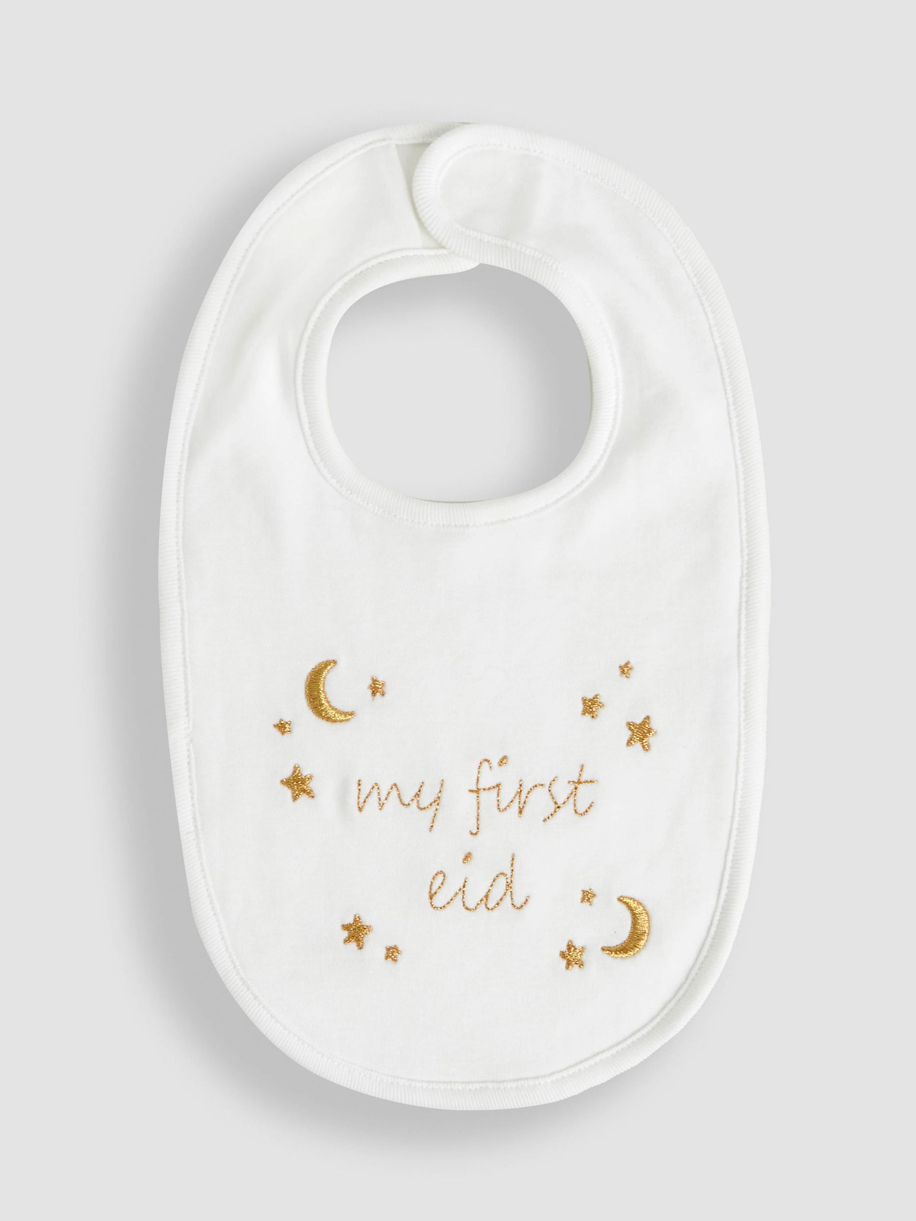 White My First Eid Bib - Image 1 of 3