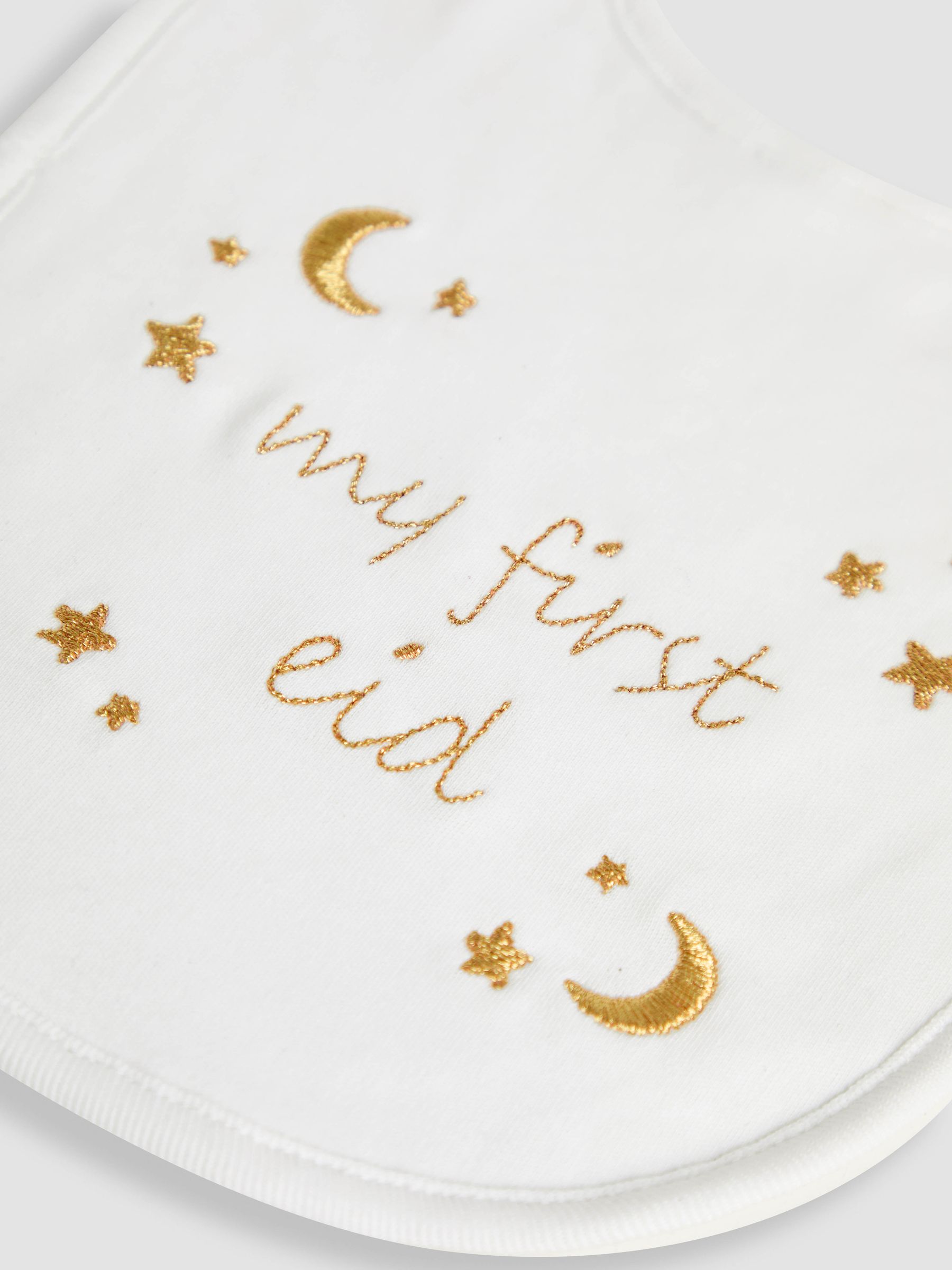 White My First Eid Bib - Image 2 of 3