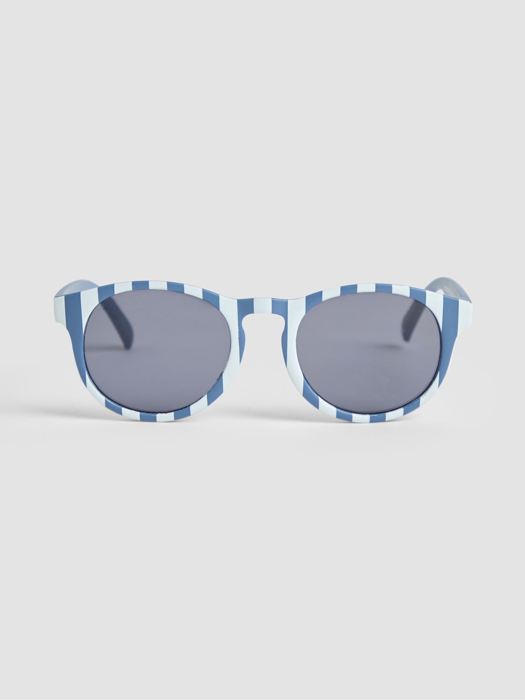 Blue Rounded Sunglasses - Image 2 of 4