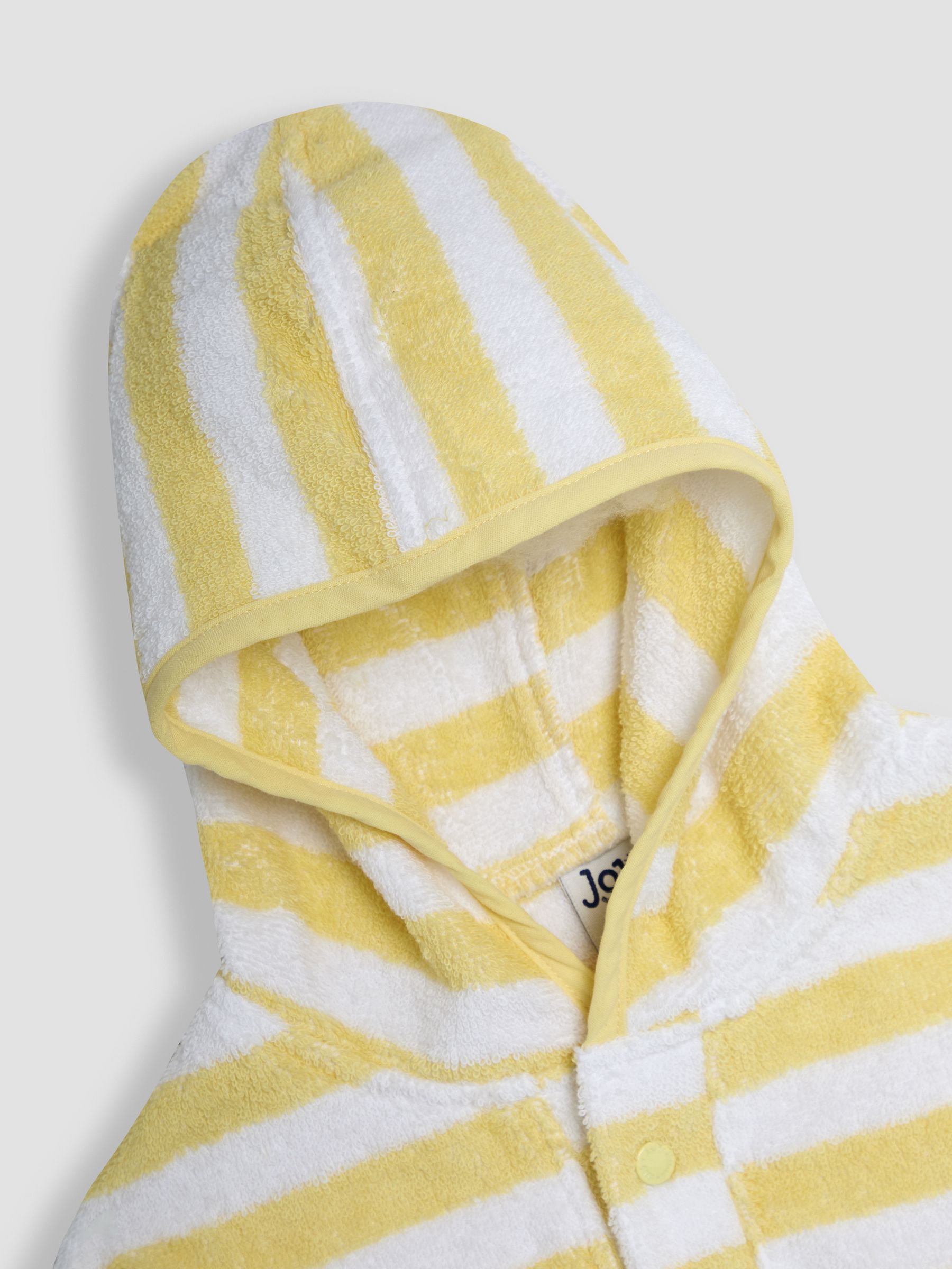 Yellow Appliqué Towelling Poncho - Image 3 of 4