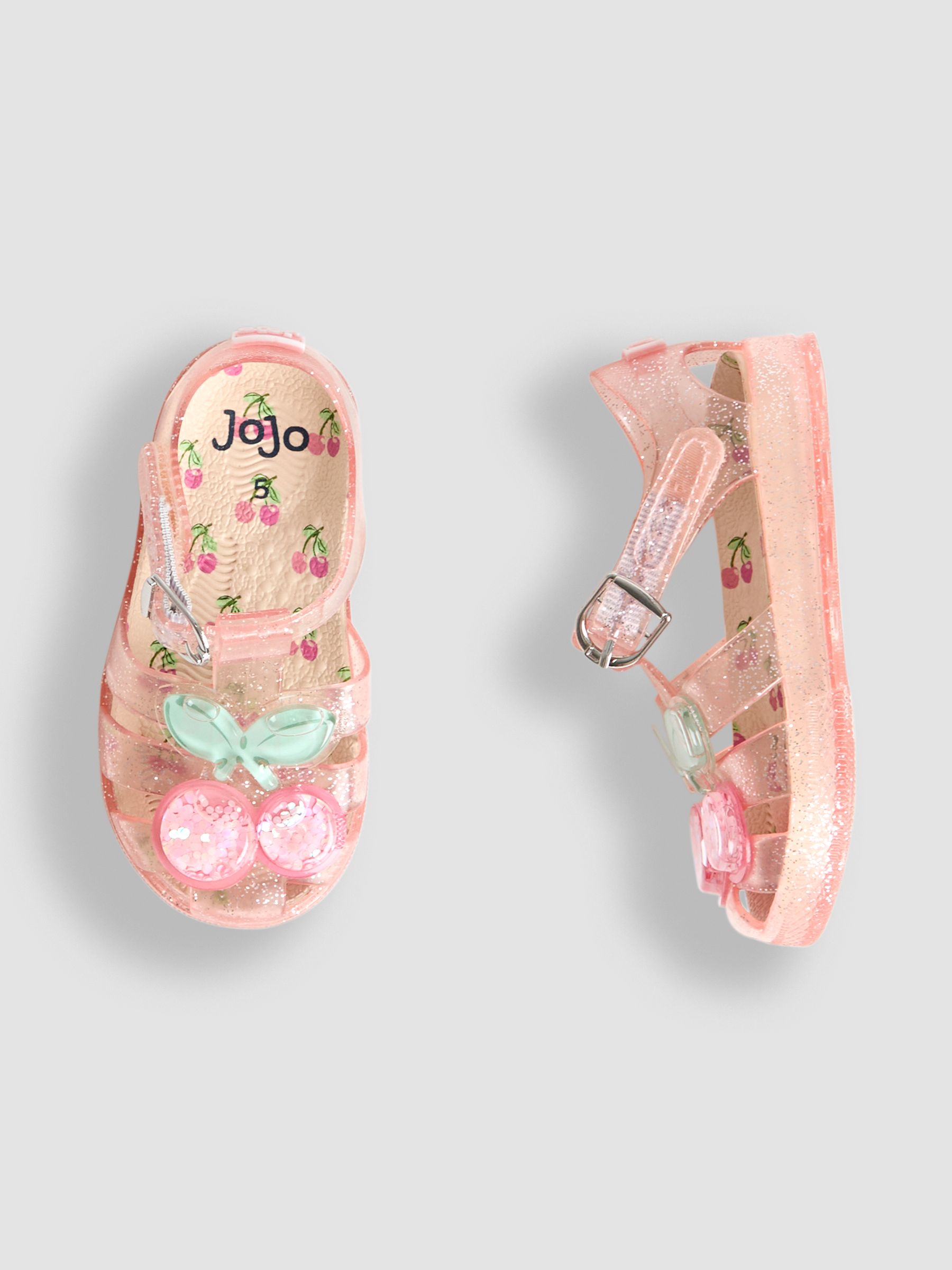 Pink Cherry Jelly Sandals - Image 3 of 4