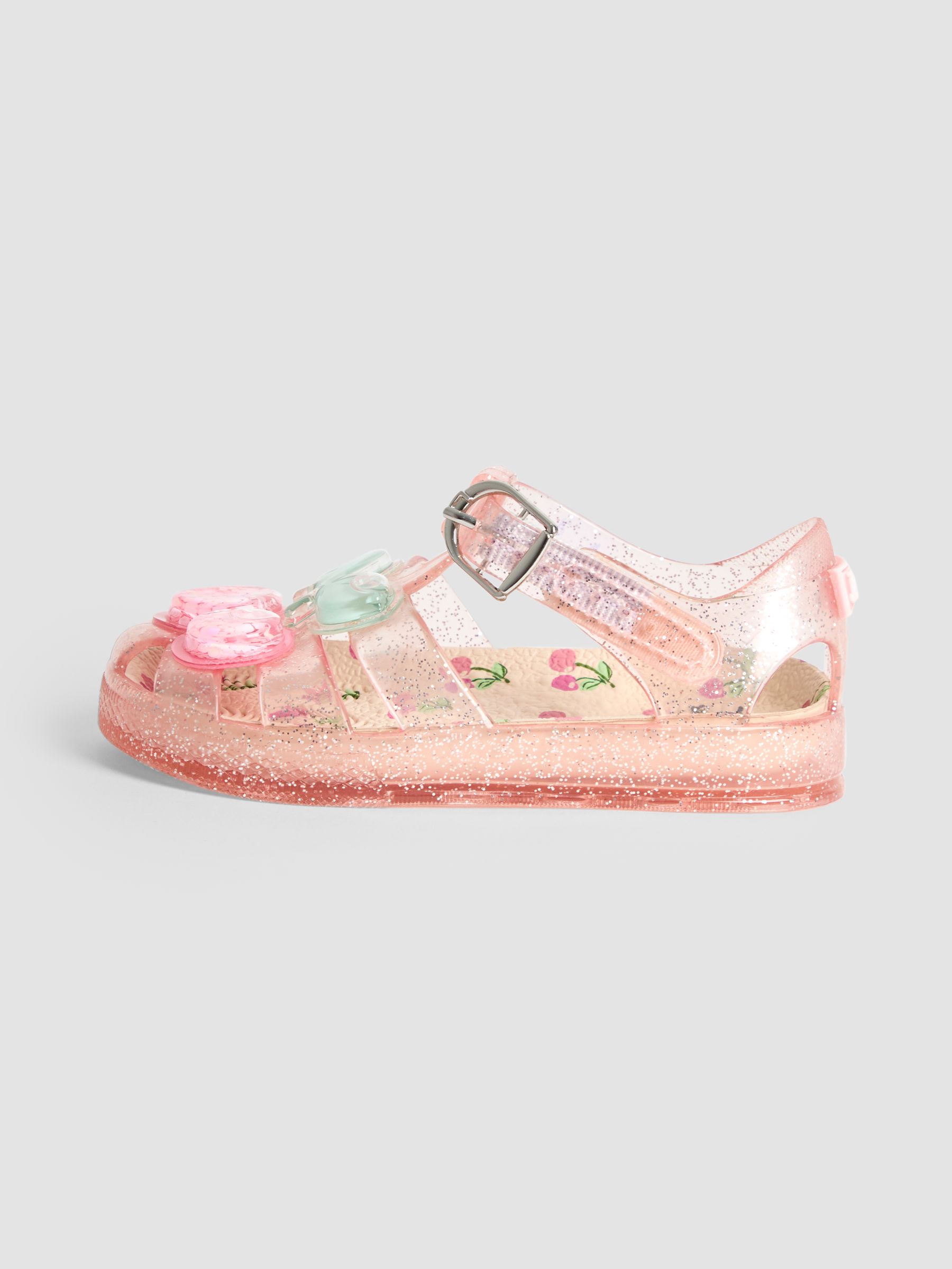 Pink Cherry Jelly Sandals - Image 4 of 4