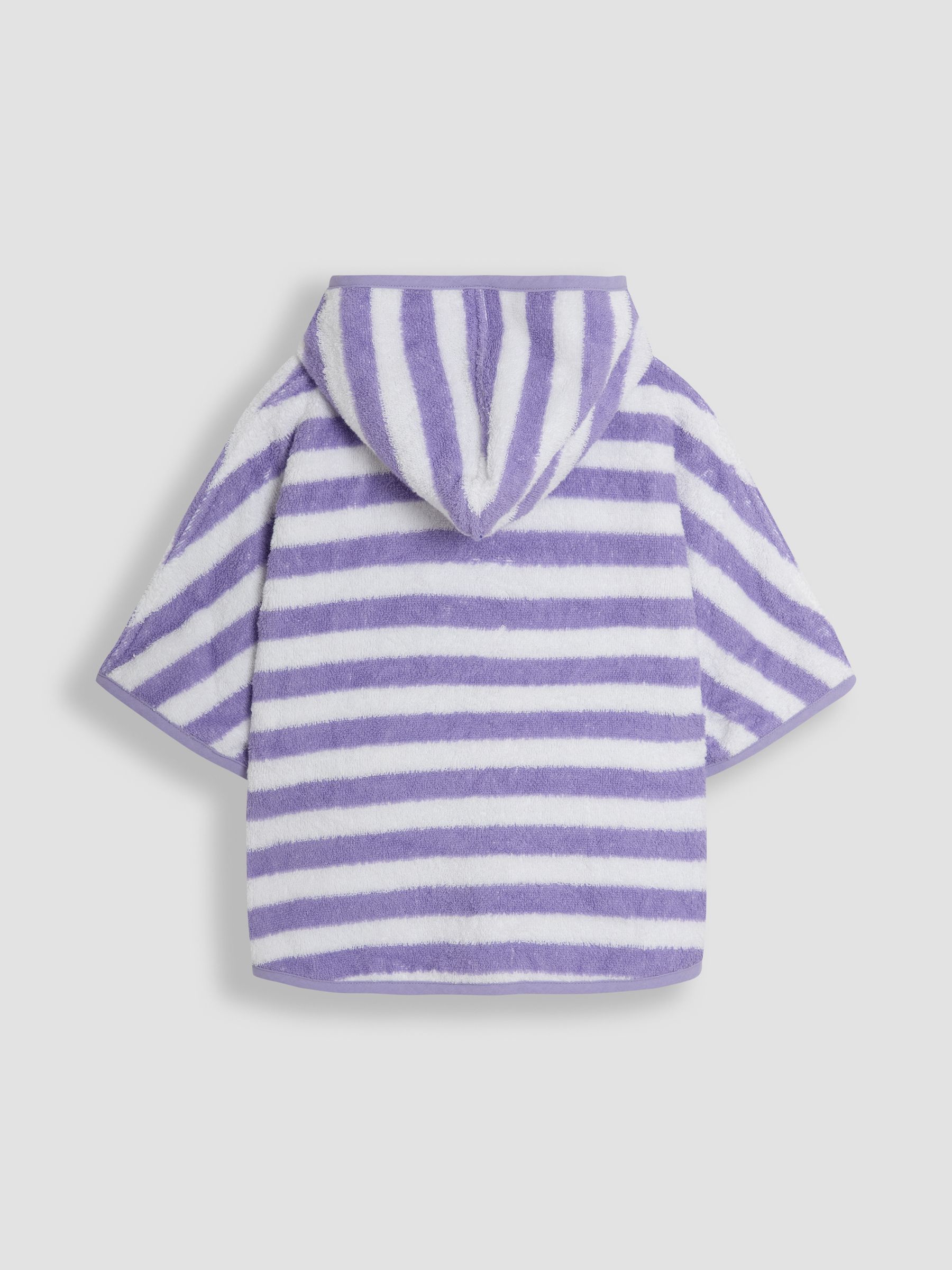 Lilac Appliqué Towelling Poncho - Image 2 of 4