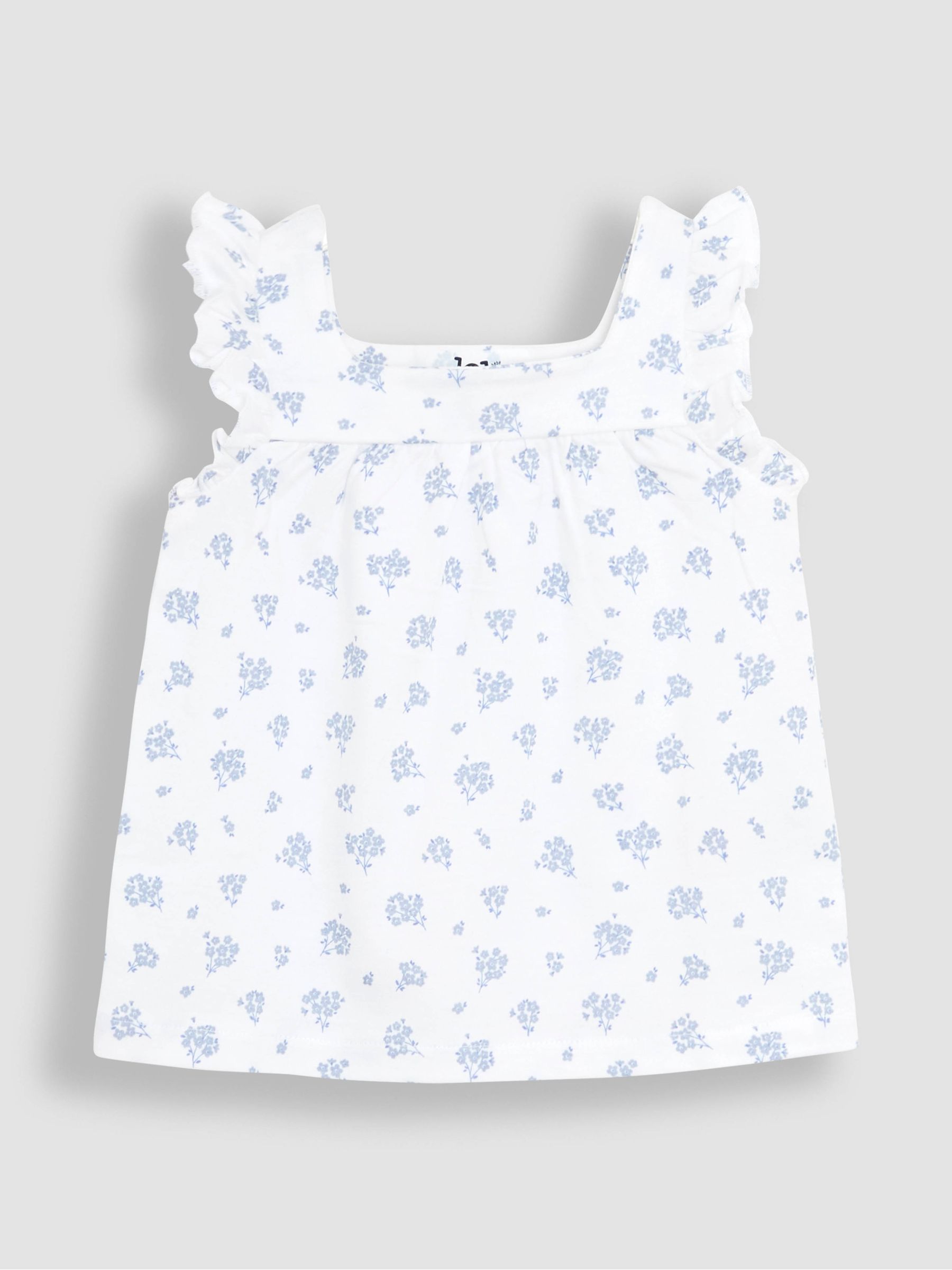 Pale Blue 2-Pack Print Jersey Pyjamas - Image 9 of 12
