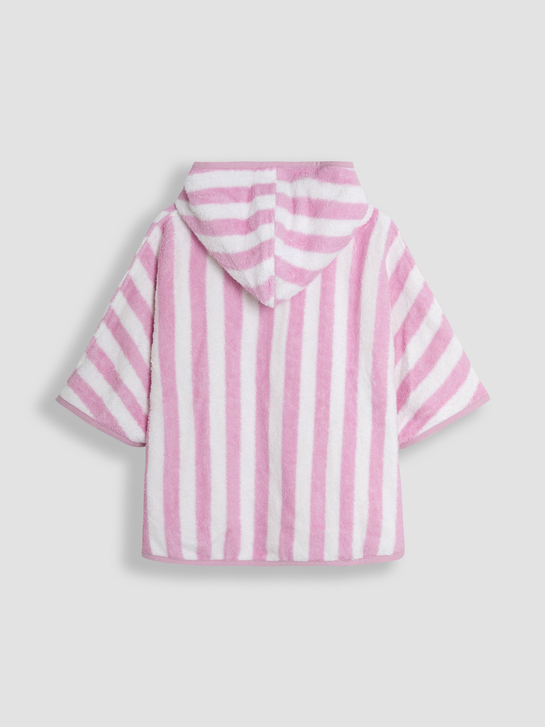 Pale Pink Appliqué Towelling Poncho - Image 2 of 4