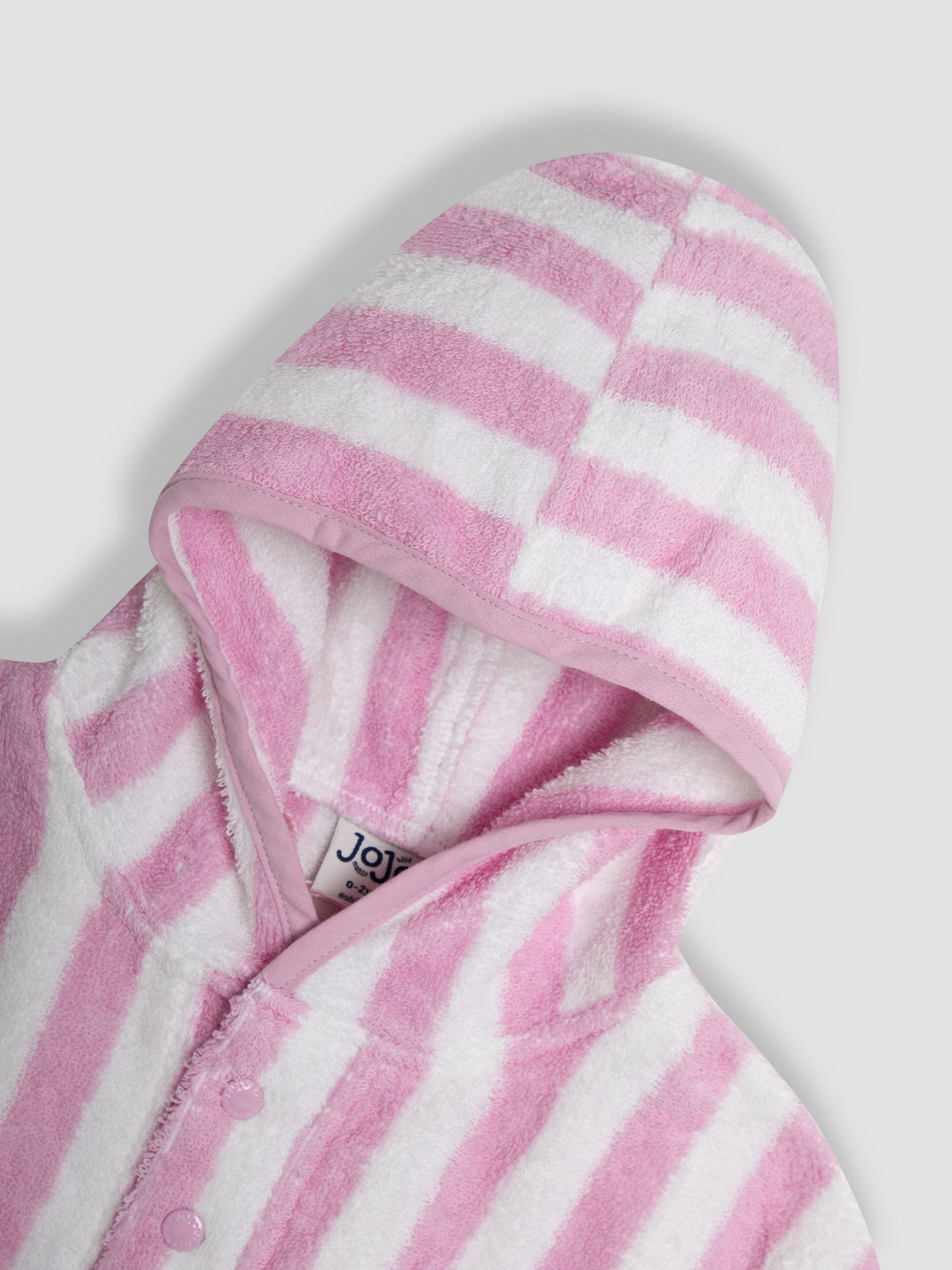 Pale Pink Appliqué Towelling Poncho - Image 3 of 4