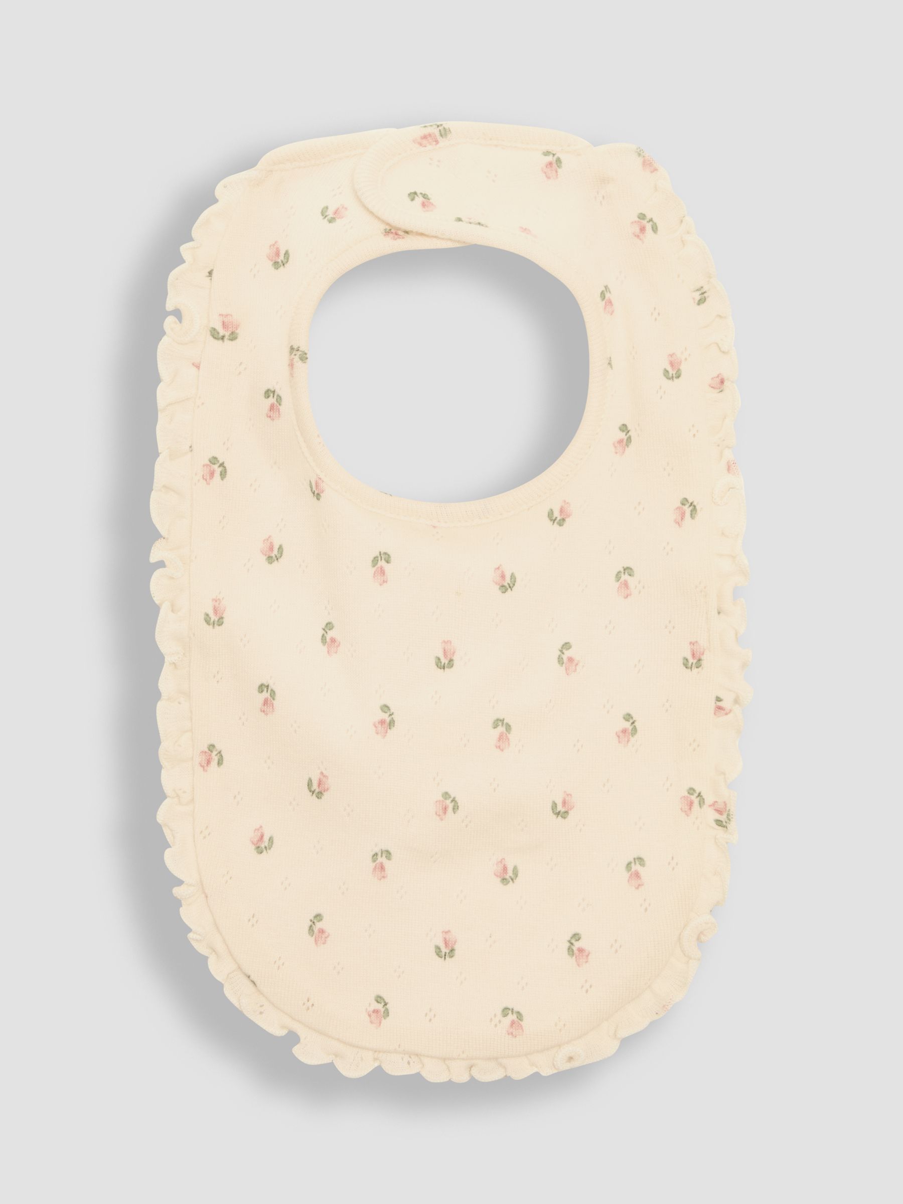 Natural Cotton Footed Sleepsuit and Bib Set 2 Piece - Image 4 of 5