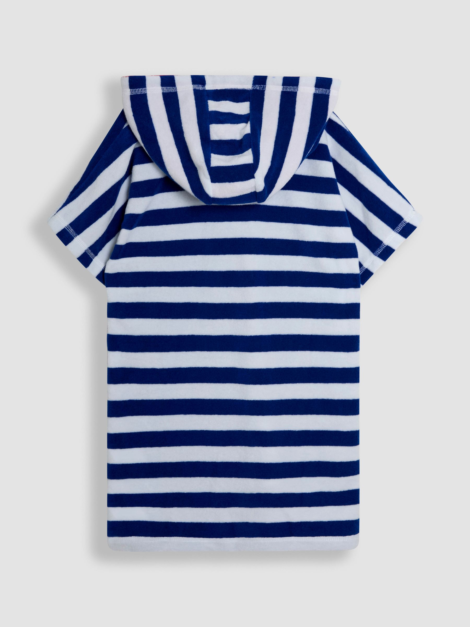 Blue Boat Towelling Poncho - Image 4 of 4