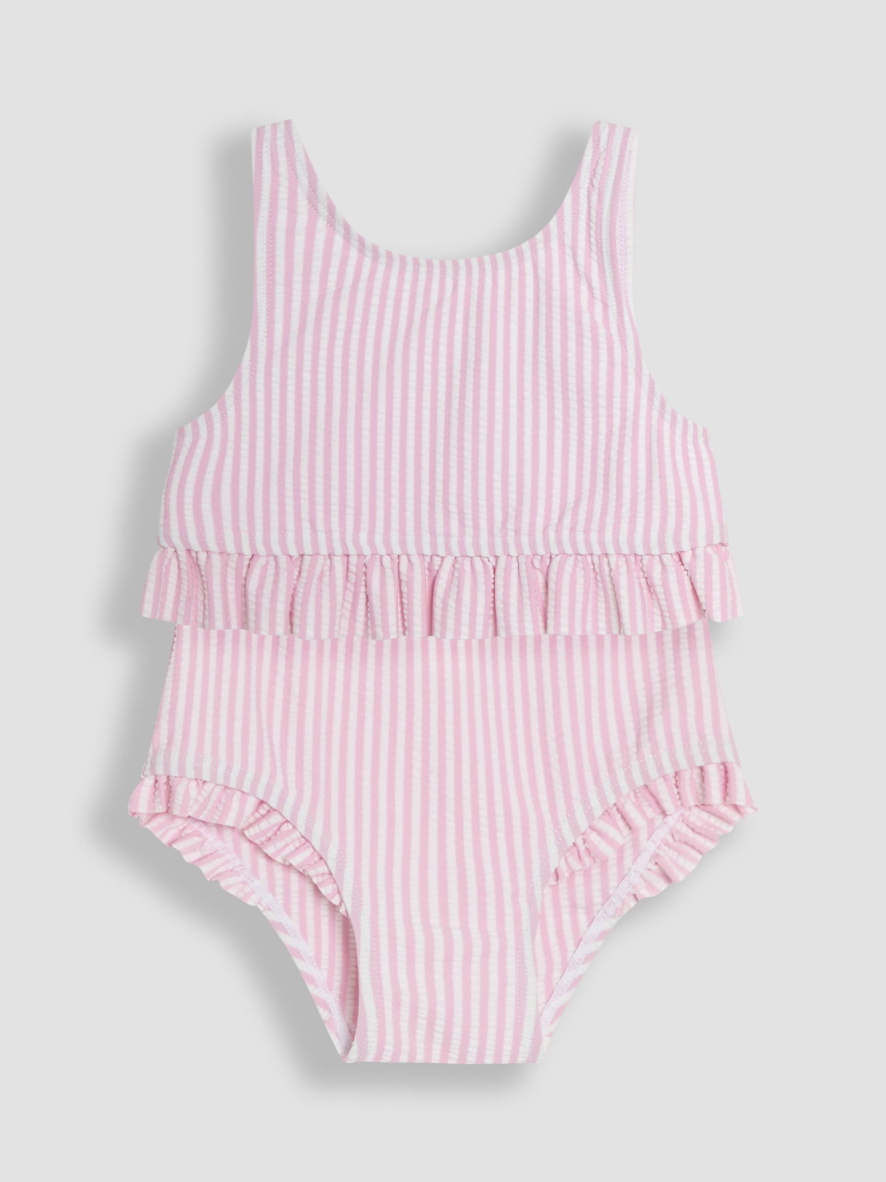 Pink Stripe Swimsuit 2 Piece - Image 1 of 5