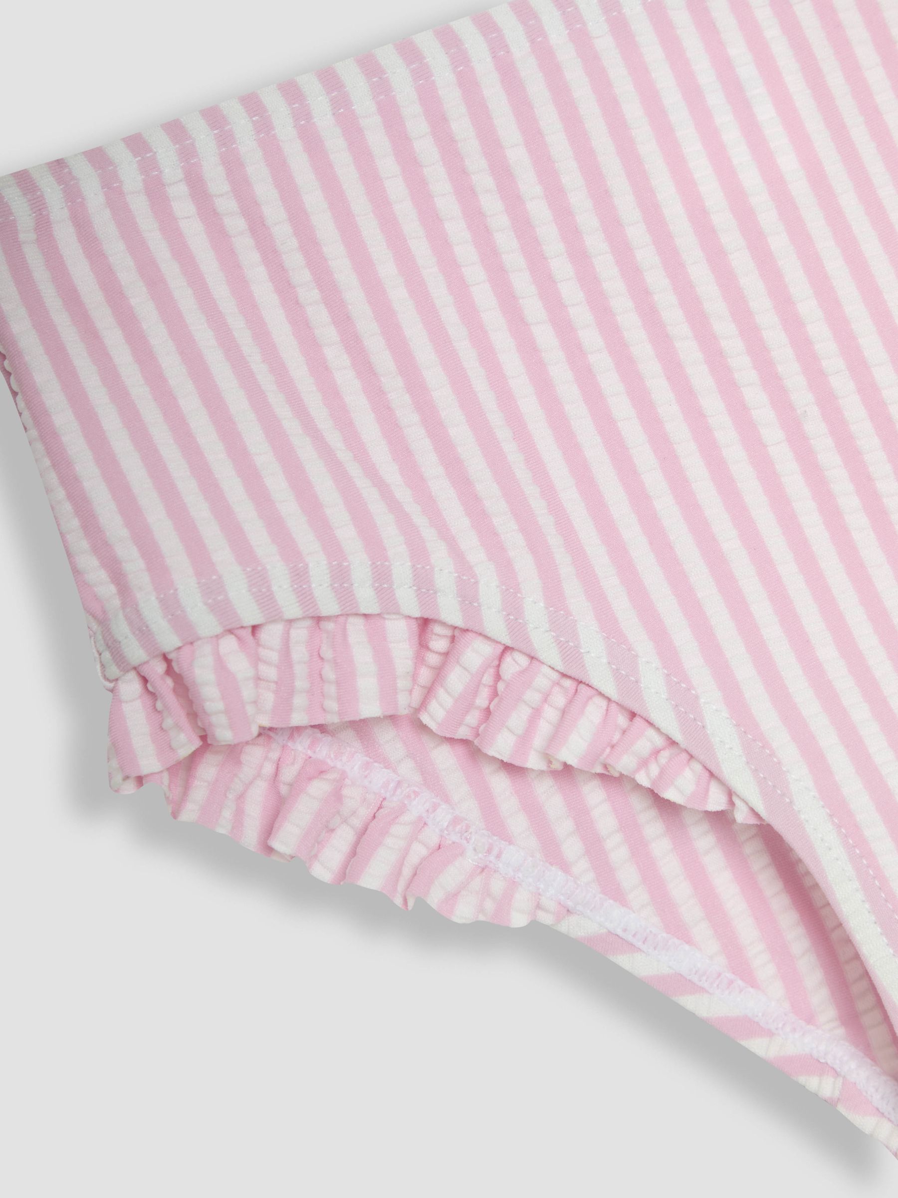 Pink Stripe Swimsuit 2 Piece - Image 4 of 5