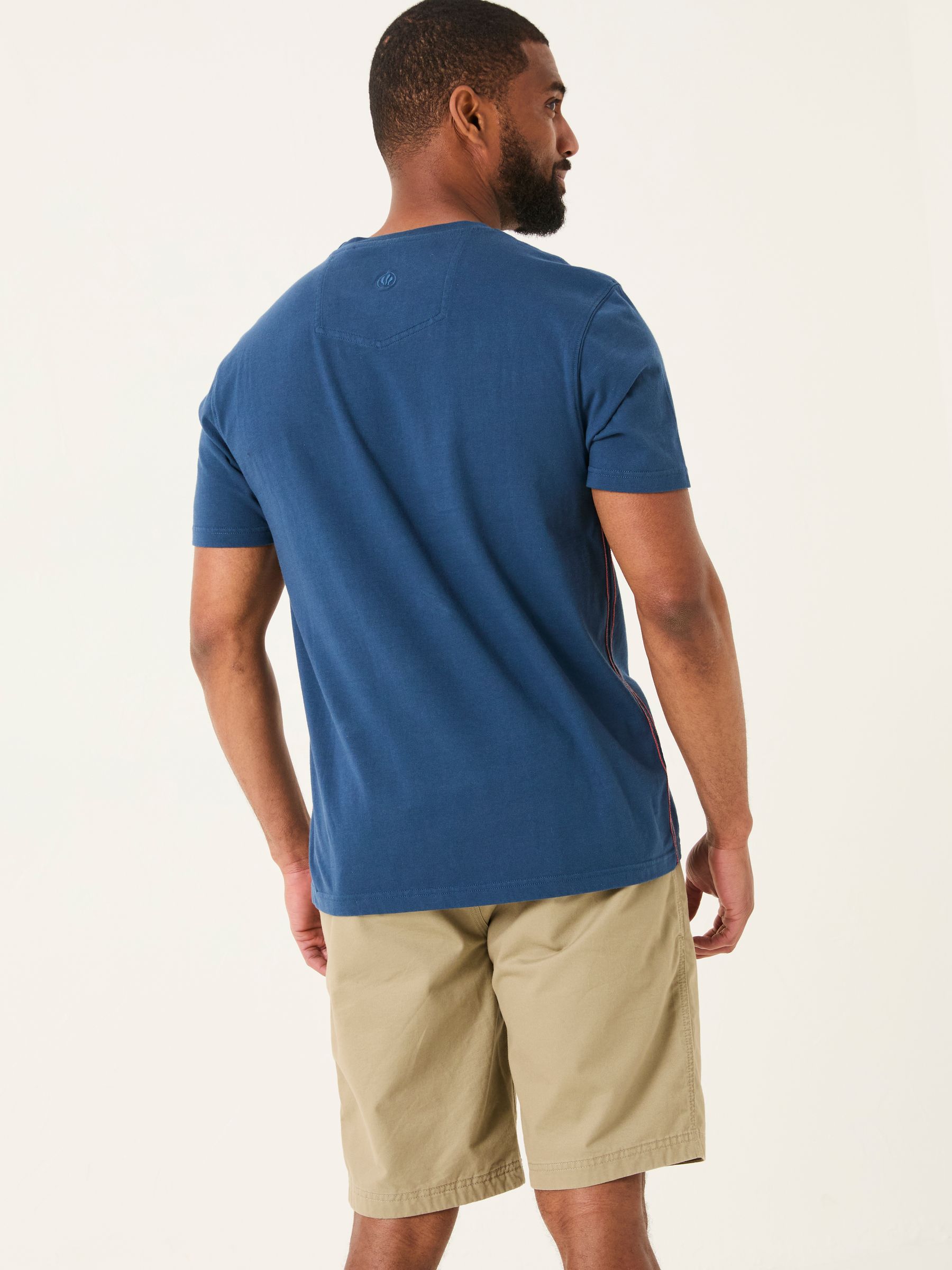 Navy MCS Chest Stripe Tshirt - Image 2 of 5