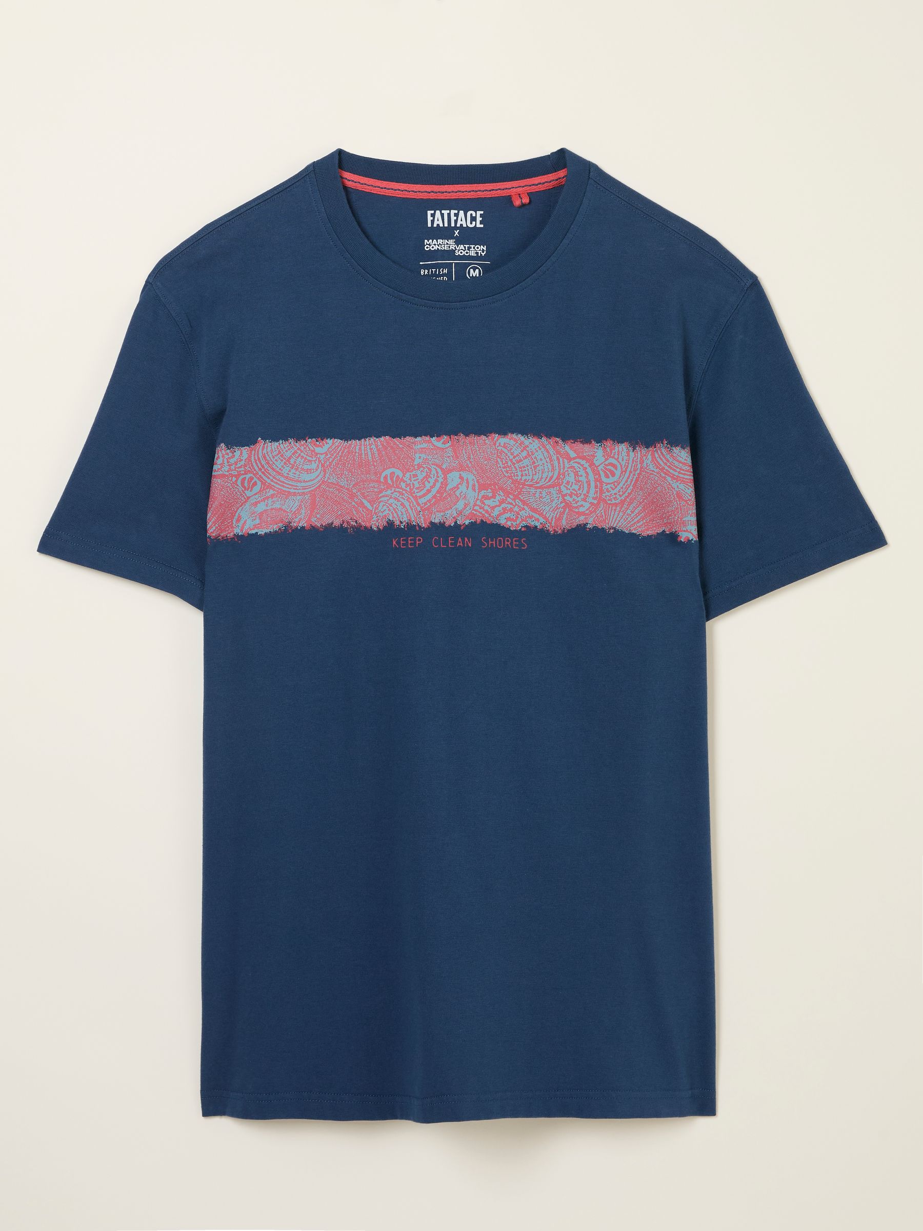 Navy MCS Chest Stripe Tshirt - Image 5 of 5