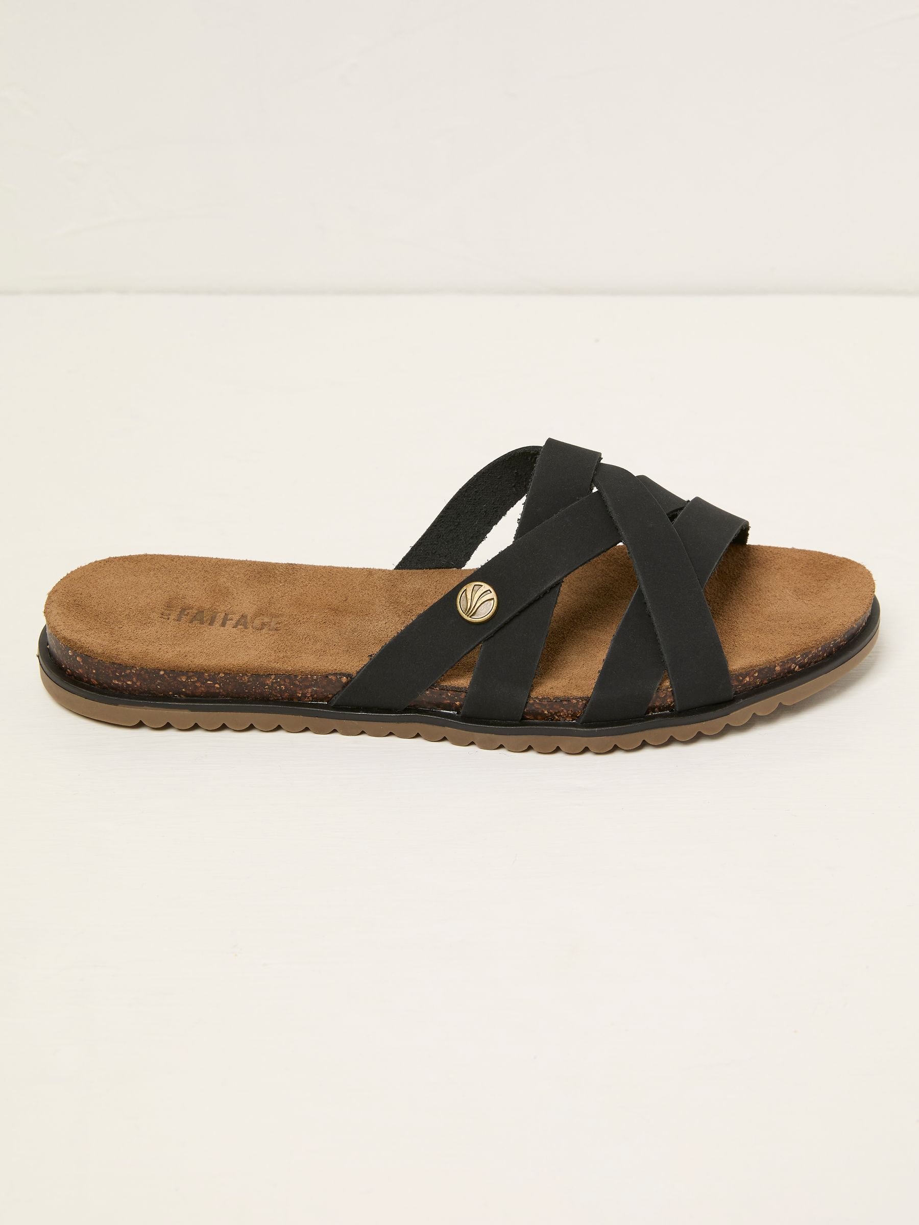 Black Strappy Sandal - Image 1 of 3