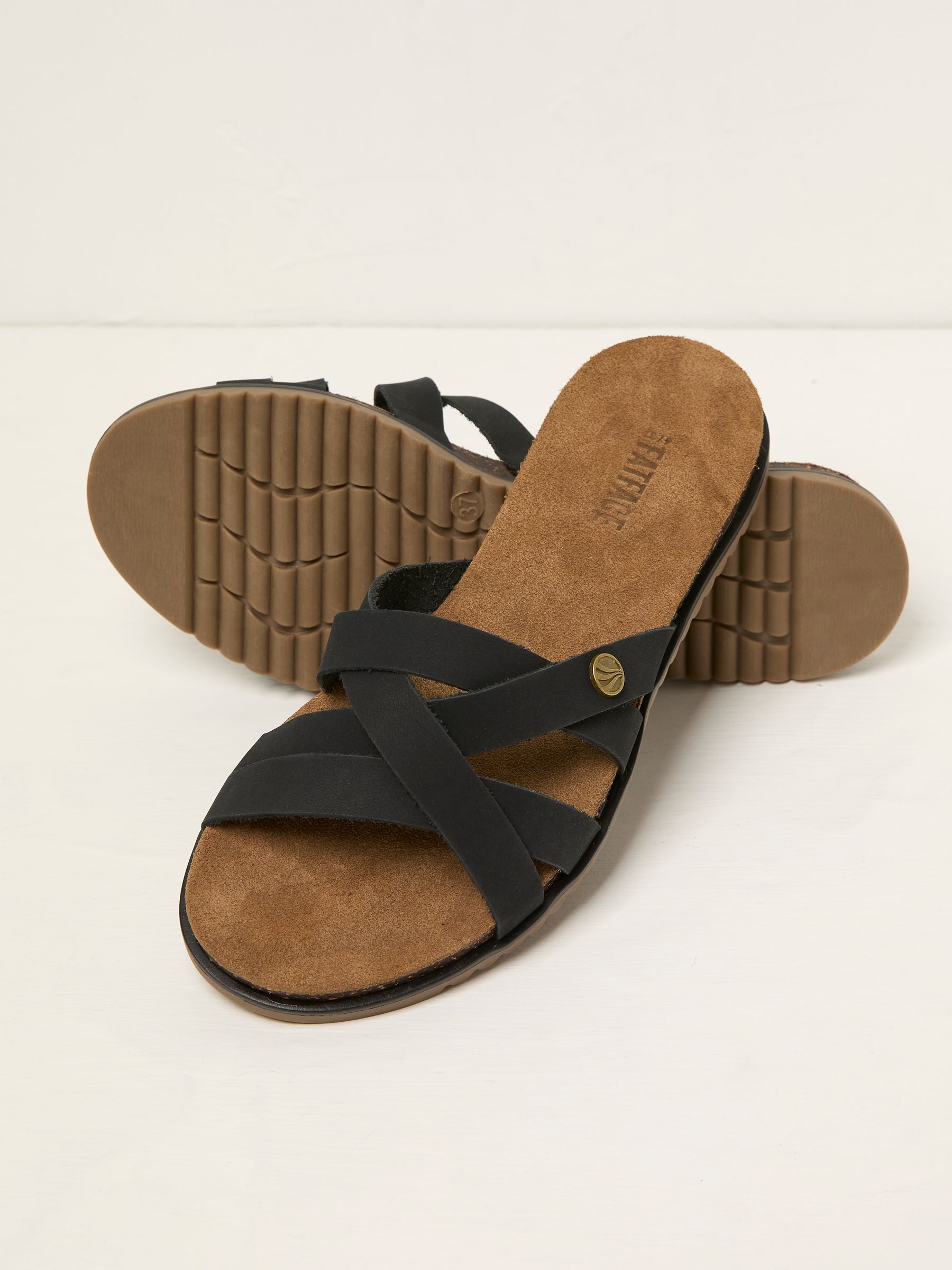 Black Strappy Sandal - Image 2 of 3