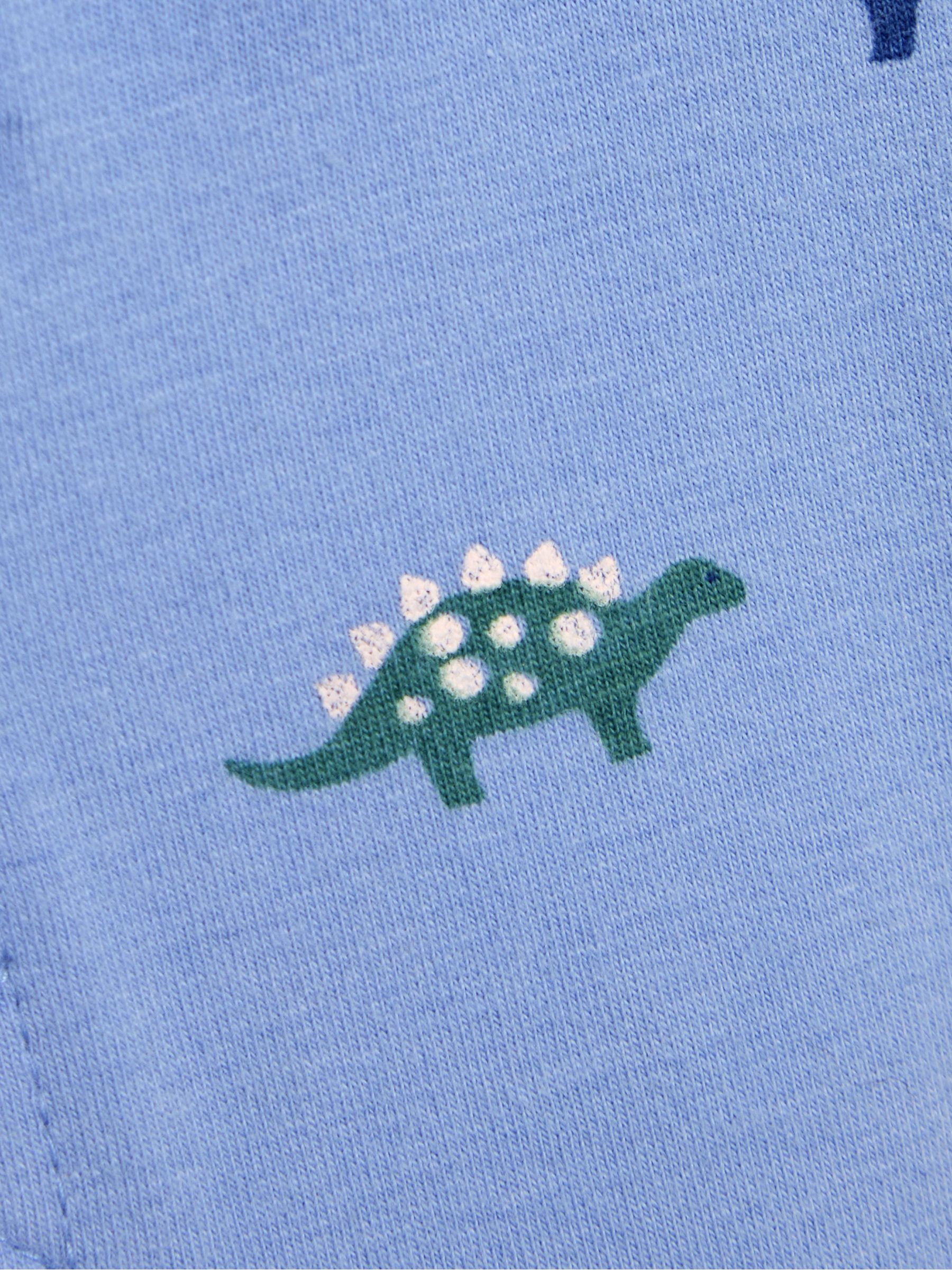 Blue & Natural Short Sleeve Bodysuits 2-Pack - Image 6 of 7