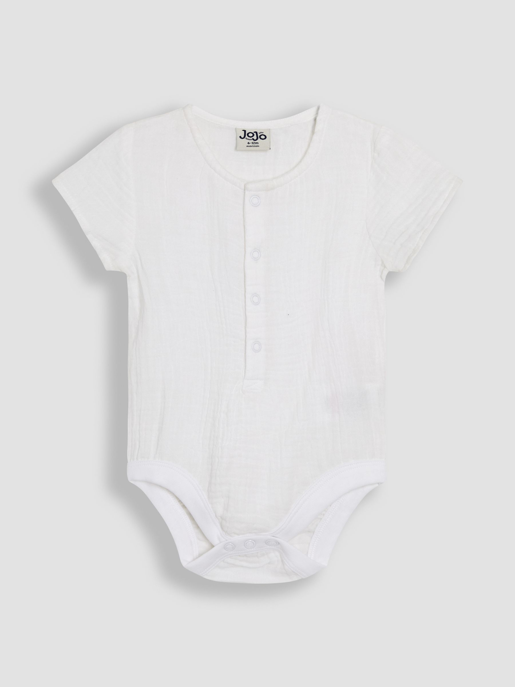 Blue Cheesecloth 100% Cotton Dungarees & Shirt Body Set - Image 4 of 7