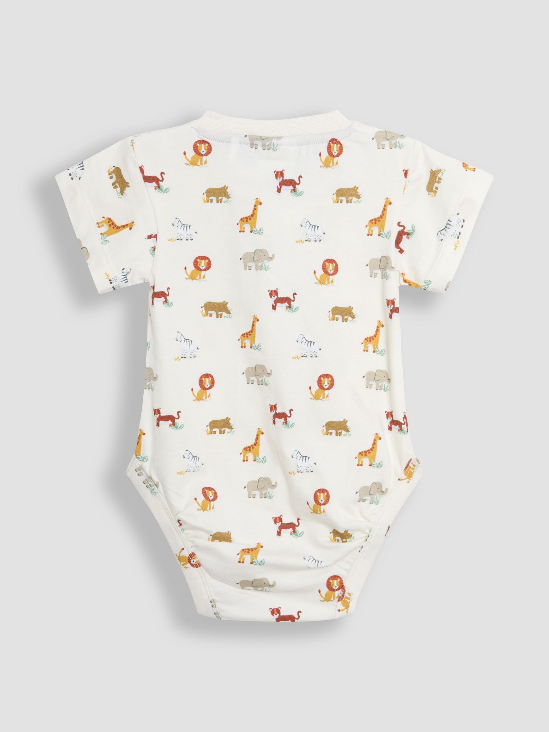 Natural 2-Pack Short Sleeve Bodysuits - Image 3 of 7