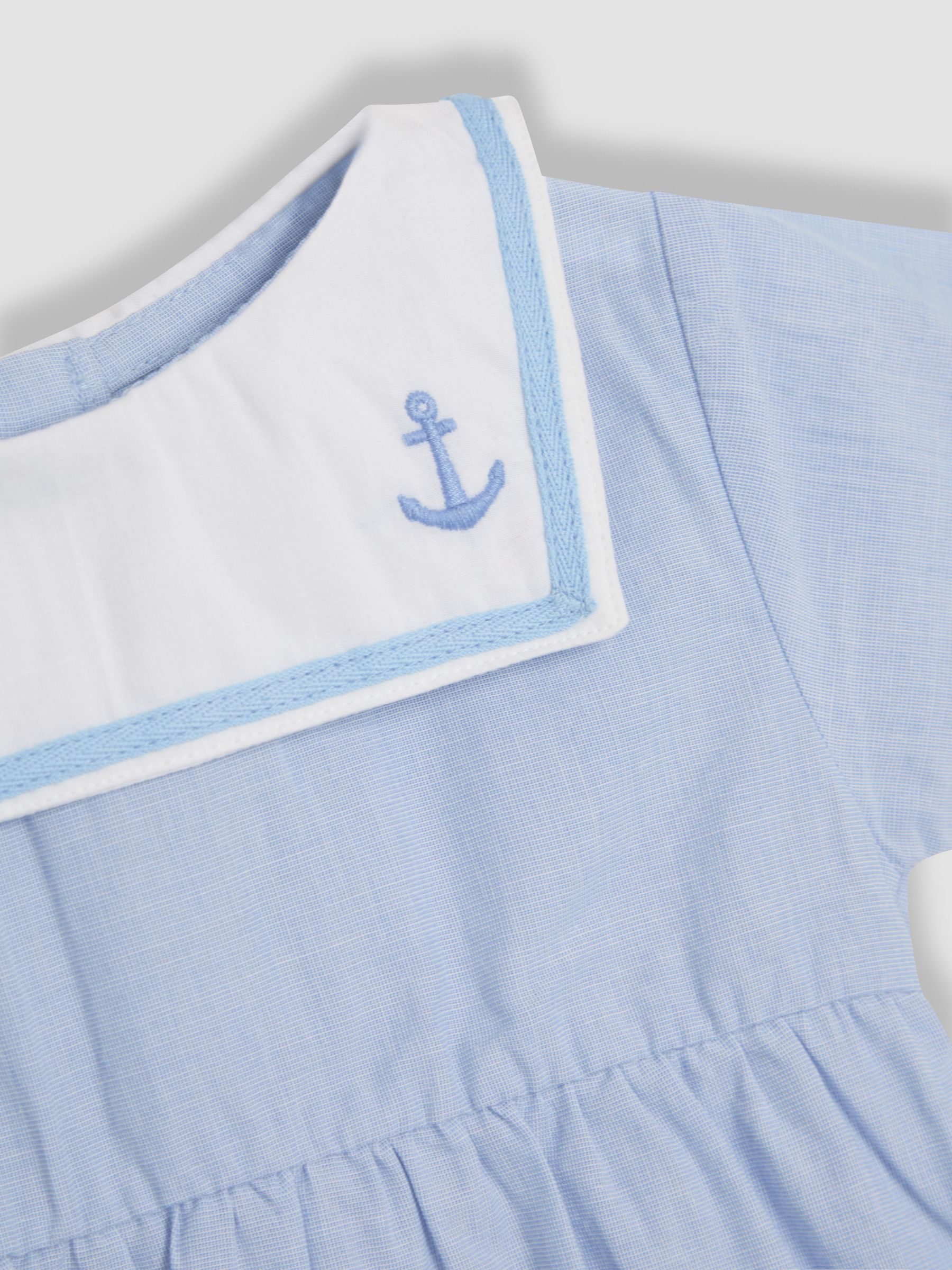 Blue Sailor Collar Romper - Image 7 of 7
