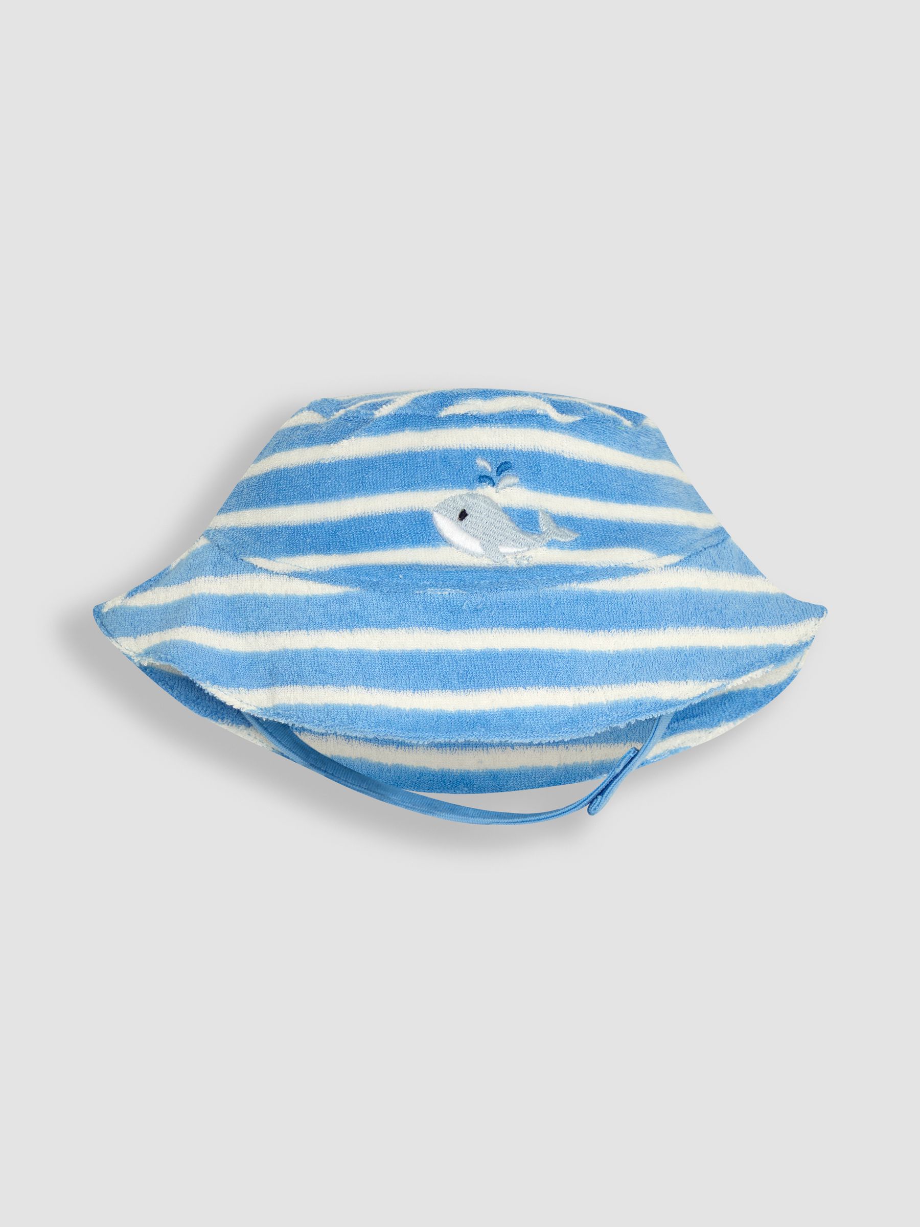 Blue 2-Piece Whale Appliqué Towelling Romper Set - Image 4 of 6