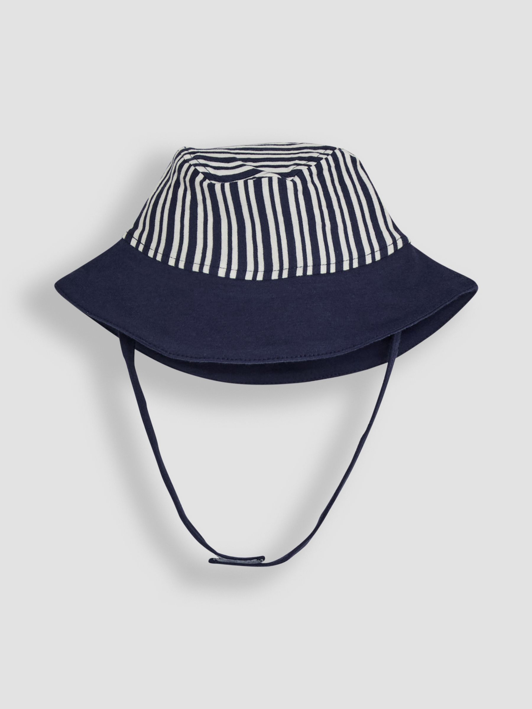 Navy Blue Boat 2-Piece Appliqué Romper & Hat Set - Image 5 of 5